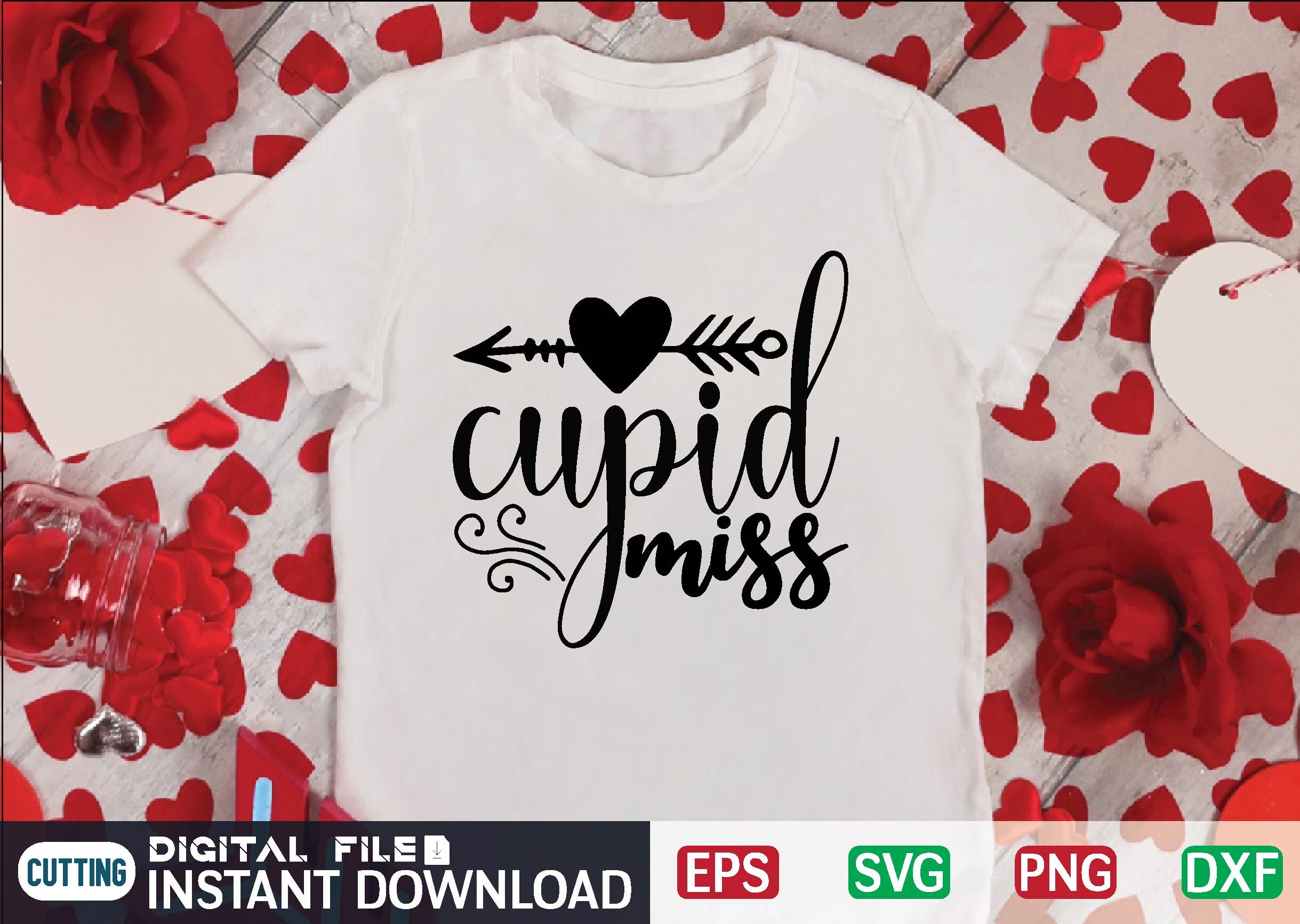 Cupid miss Svg design By Print Store | TheHungryJPEG