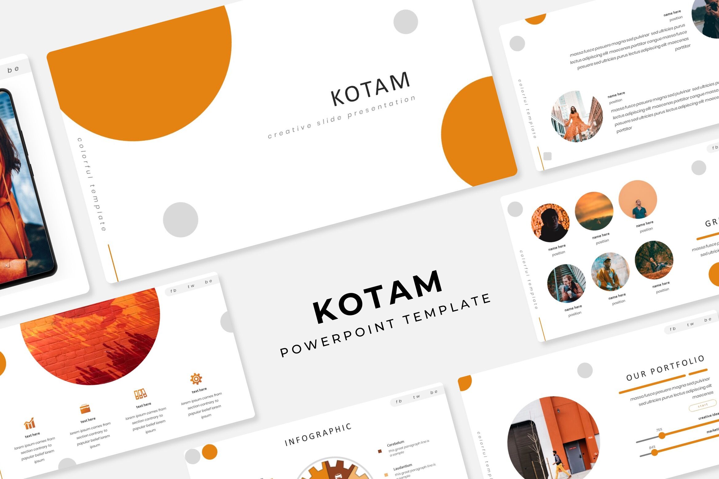 Kotam Power  Point  Template  By IanMikraz Studio 