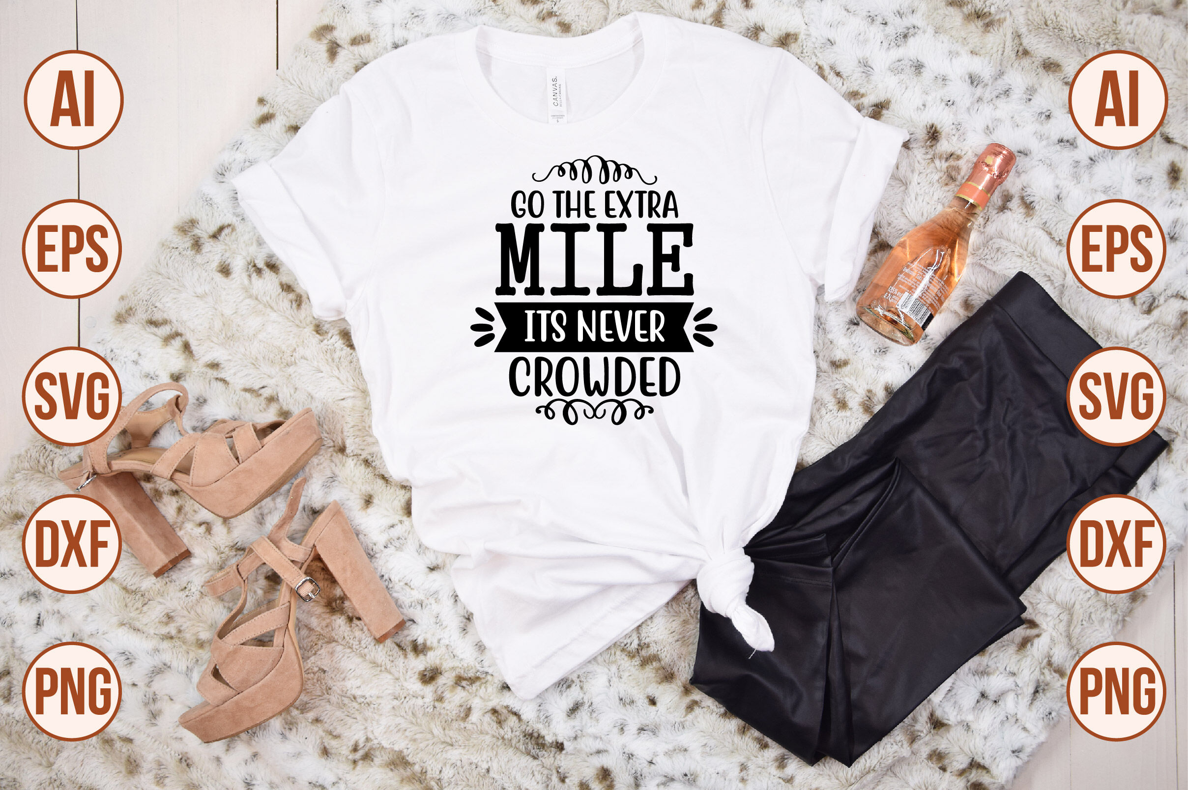 Go The Extra Mile Its Never Crowded Svg By Creativemim