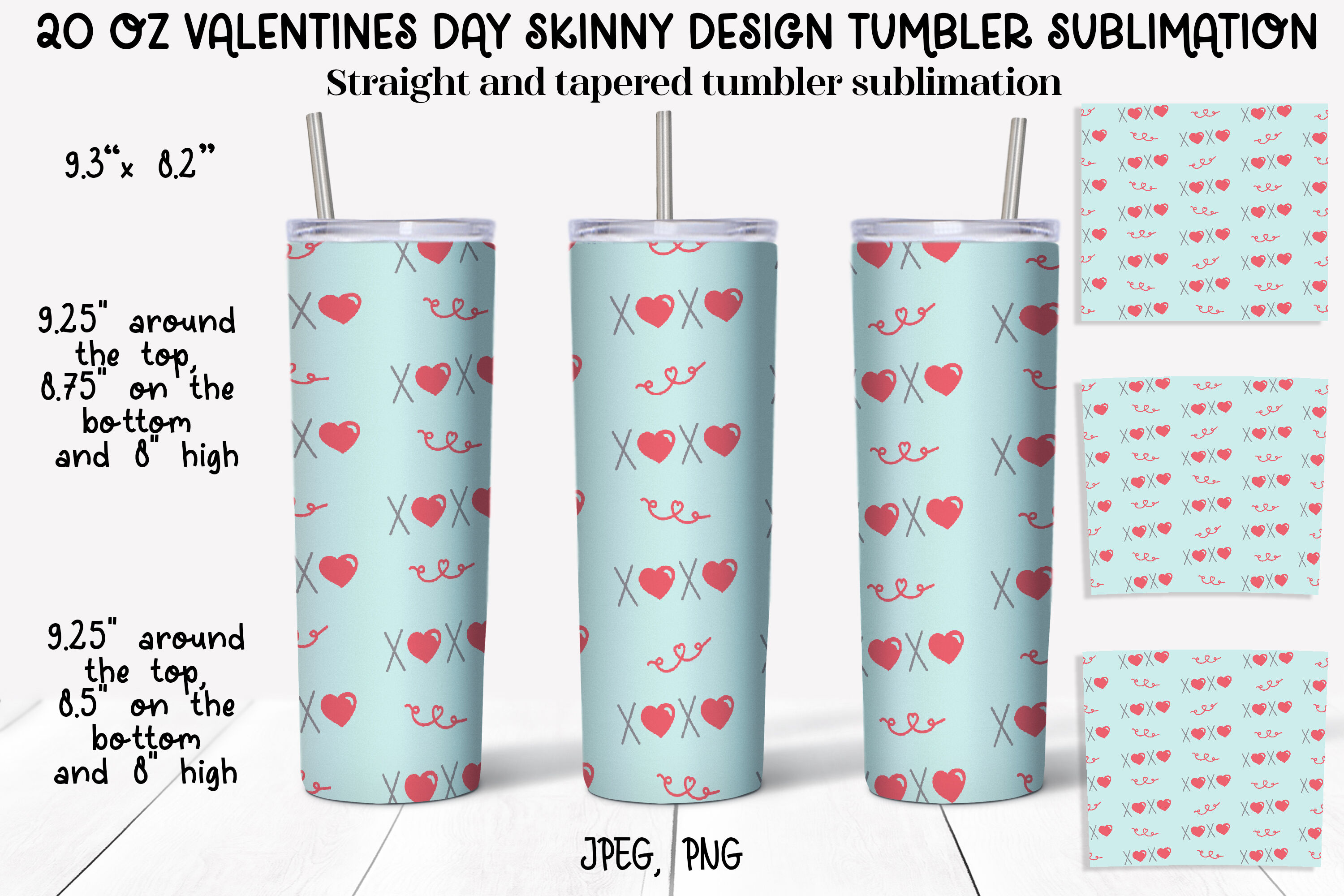 Tumbler Design Valentines Day PNG Sublimation Tumbler 20oz Forever Love  Tumbler PNG Valentines Day Sublimation Design Valentines Day Tumbler