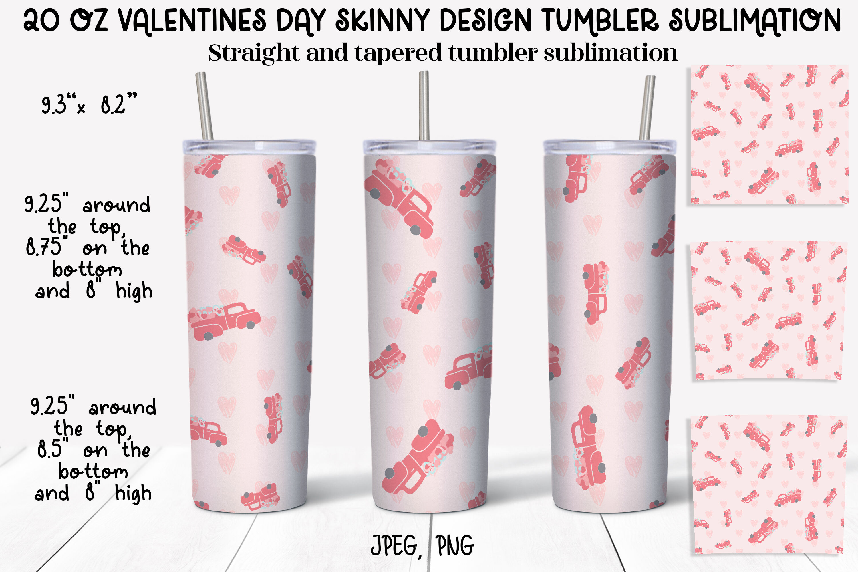 Tumbler Design Valentines Day PNG Sublimation Tumbler 20oz Forever Love  Tumbler PNG Valentines Day Sublimation Design Valentines Day Tumbler