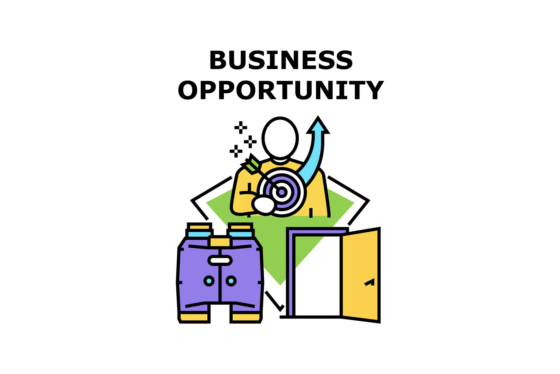 Business opportunity icon vector illustration By vectorwin TheHungryJPEG