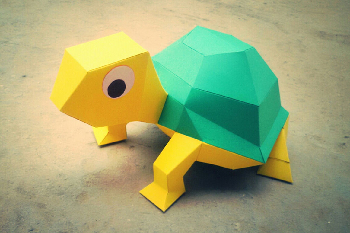 DIY Tortoise with Berry (Printable) By PAPER amaze | TheHungryJPEG