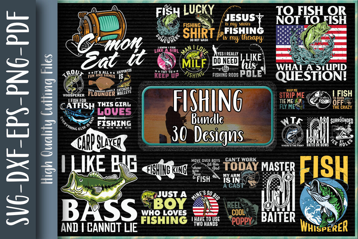 Fishing Bundle-30 Designs-220120 By Unlimab