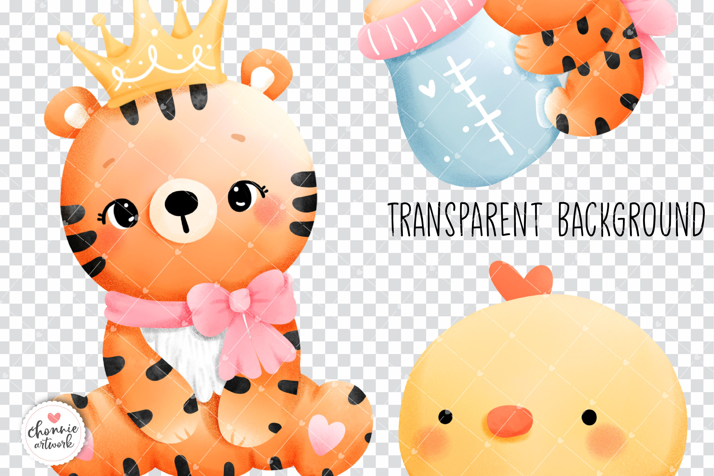 Baby Tiger Clipart