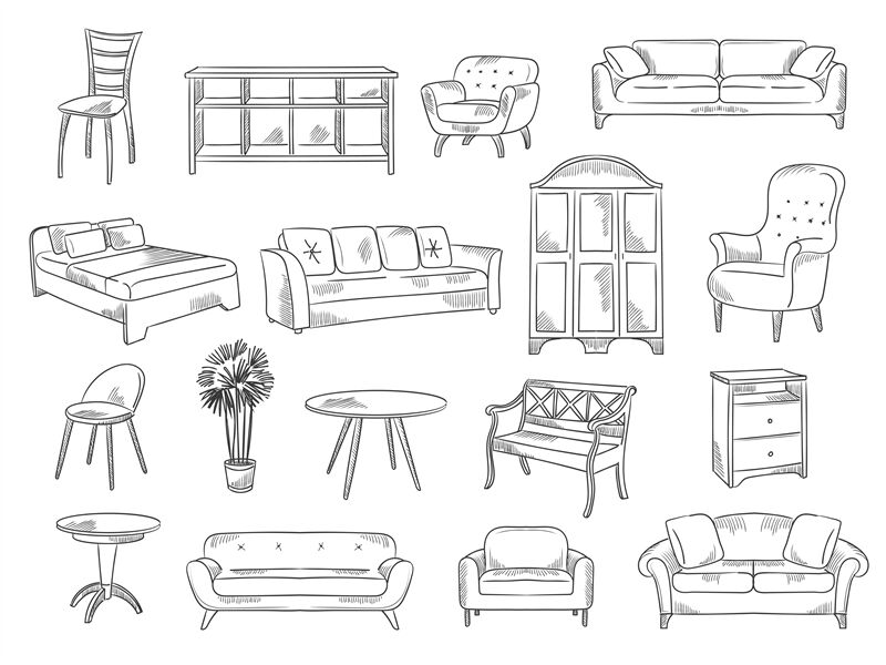 Image 1 of Drawings for the Bid of Fitting Furniture and Interior
