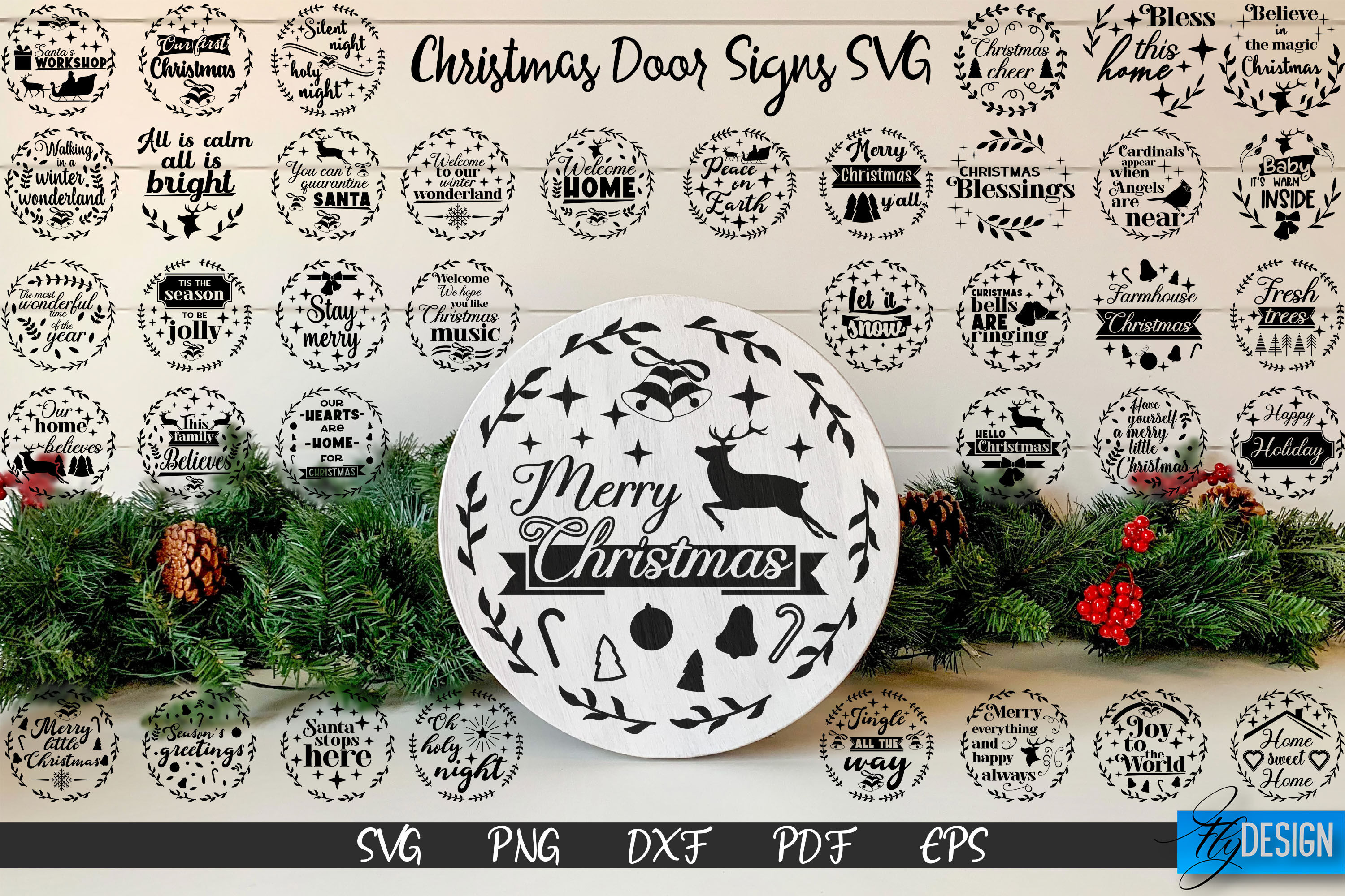 Welcome to Our Winter Wonderland Christmas Snowflake SVG and DXF