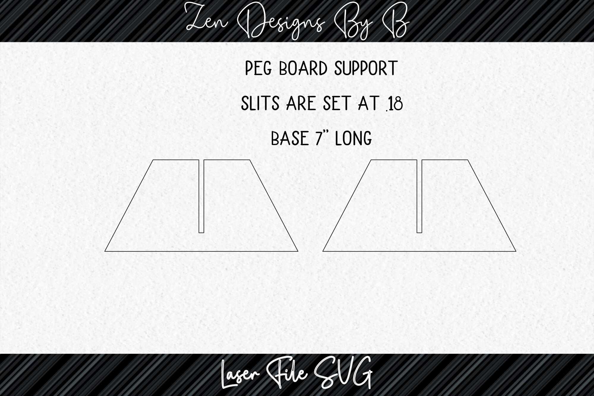 Peg Board Legs Laser SVG By Zen Designs By B