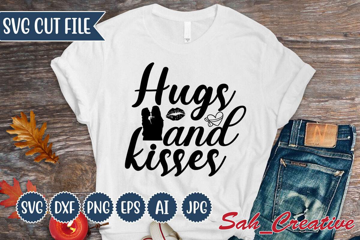 Hugs And Kisses By Creative Design | TheHungryJPEG