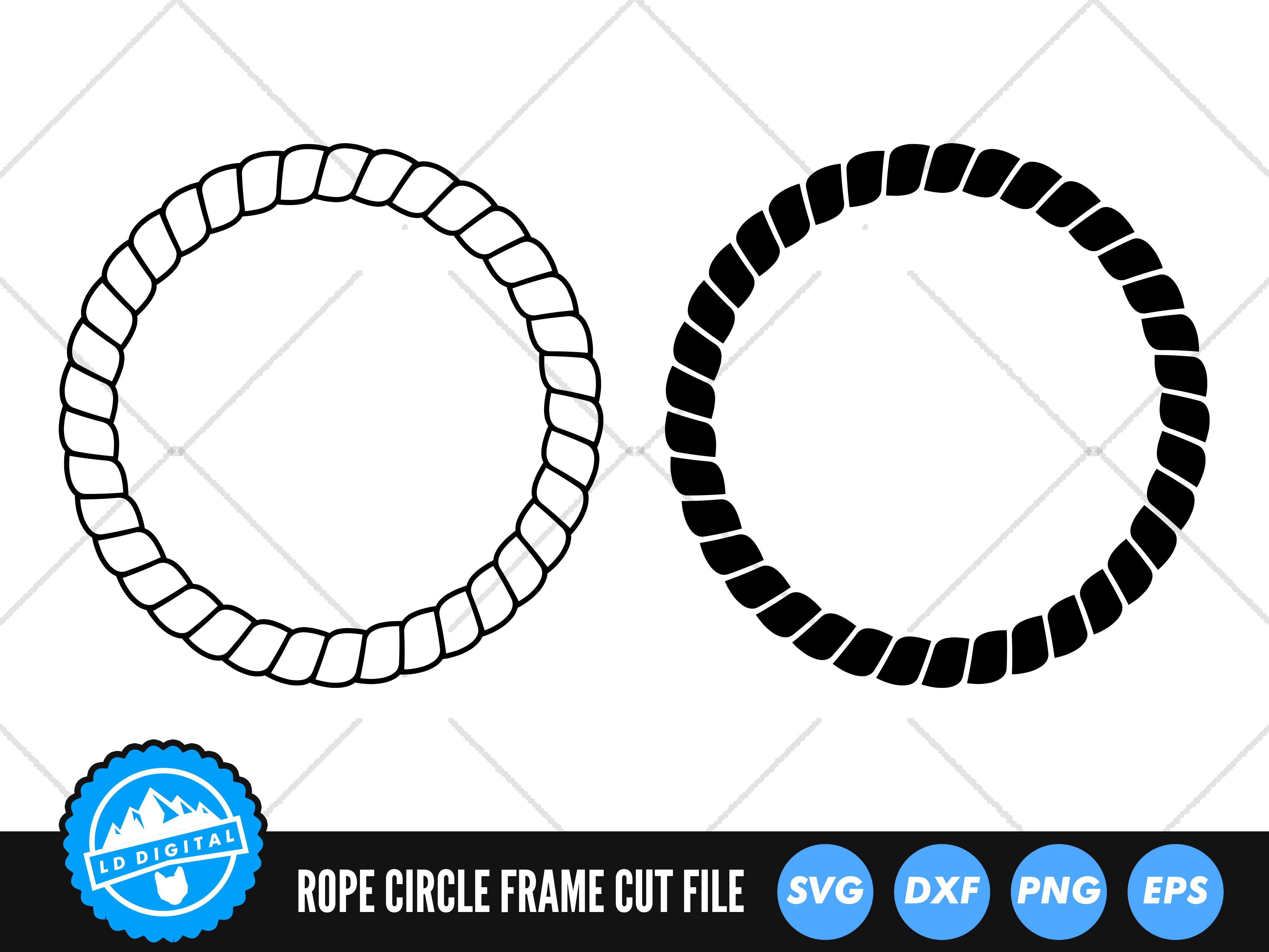 Circle Frame SVG  Circle Monogram Graphic by lddigital · Creative