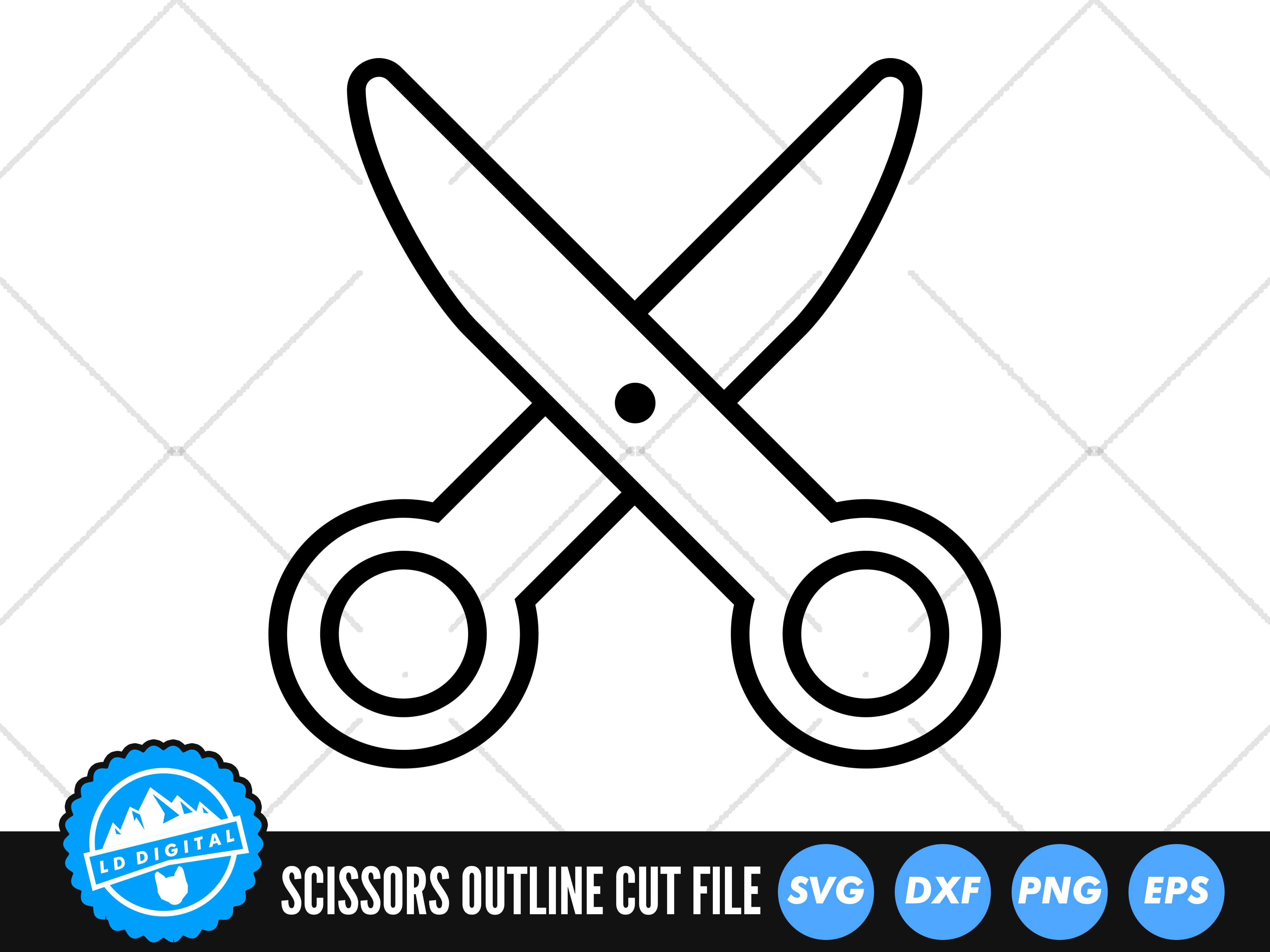 Scissors Svg Barber Scissors Svg Digital Download for Cricut and