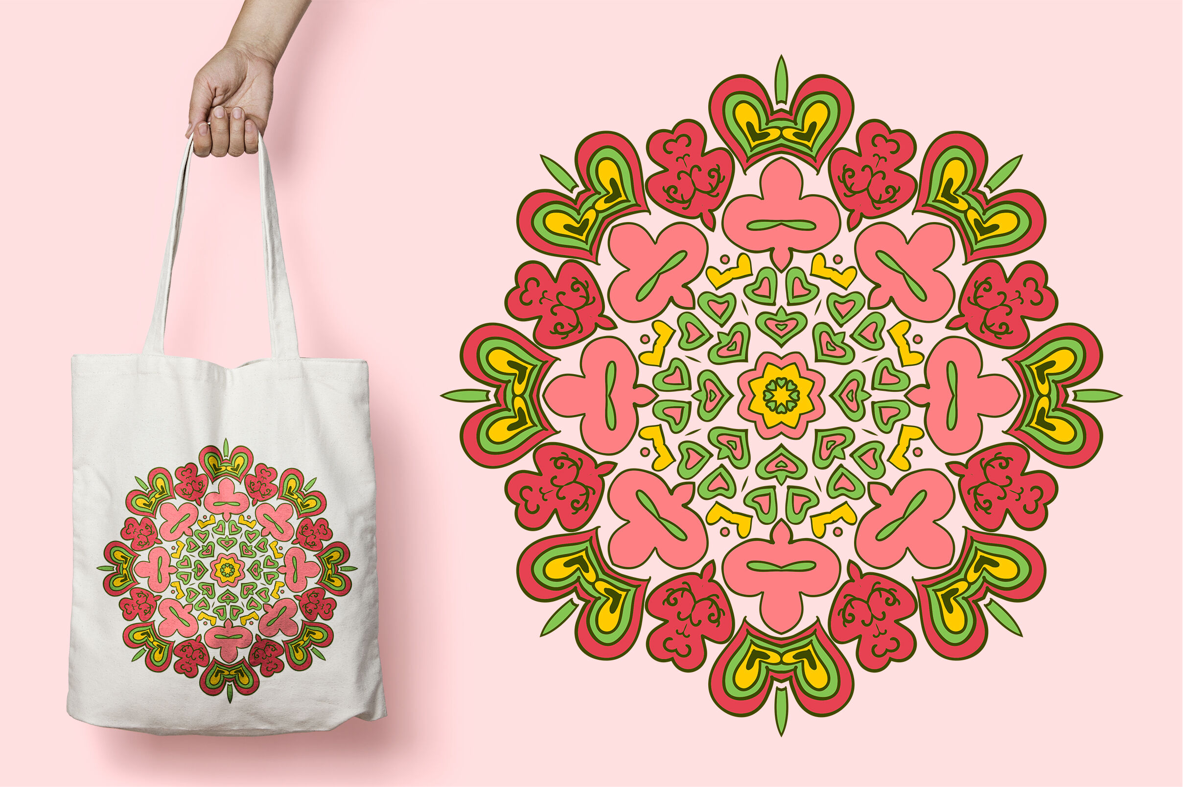 Floral lace motifs. Mandala. Zentangl By BubushonokArt | TheHungryJPEG