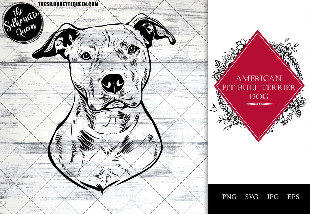 Premium Vector | Vector sketch drawing pitbull barking pit bull terrier dog  vector sketch