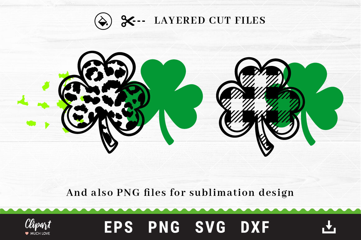 48pcs St. Patrick's Day Cutouts Shamrock Clover Cut-Outs for Classroom  Bulletin Board Decorations
