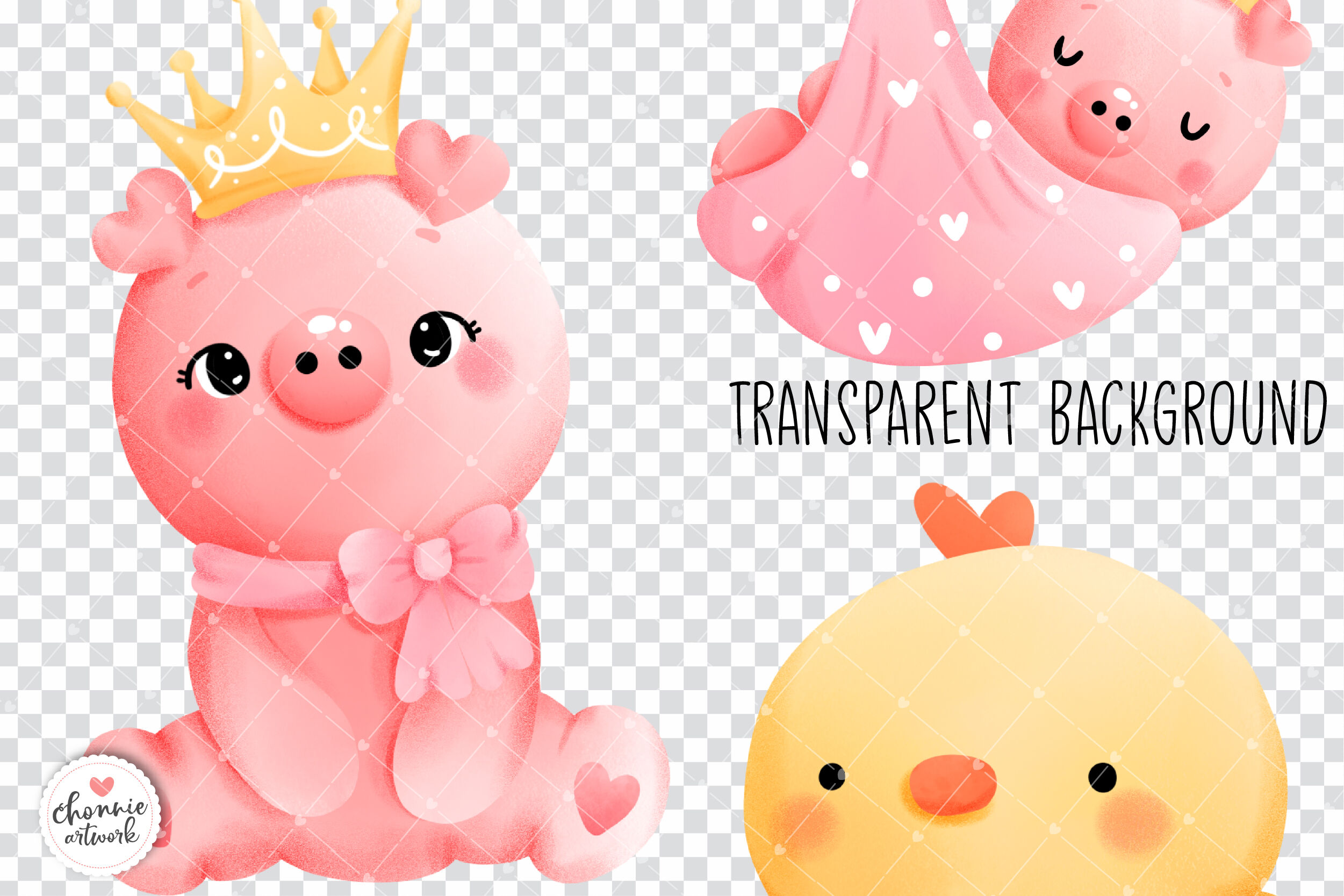 baby pig clipart