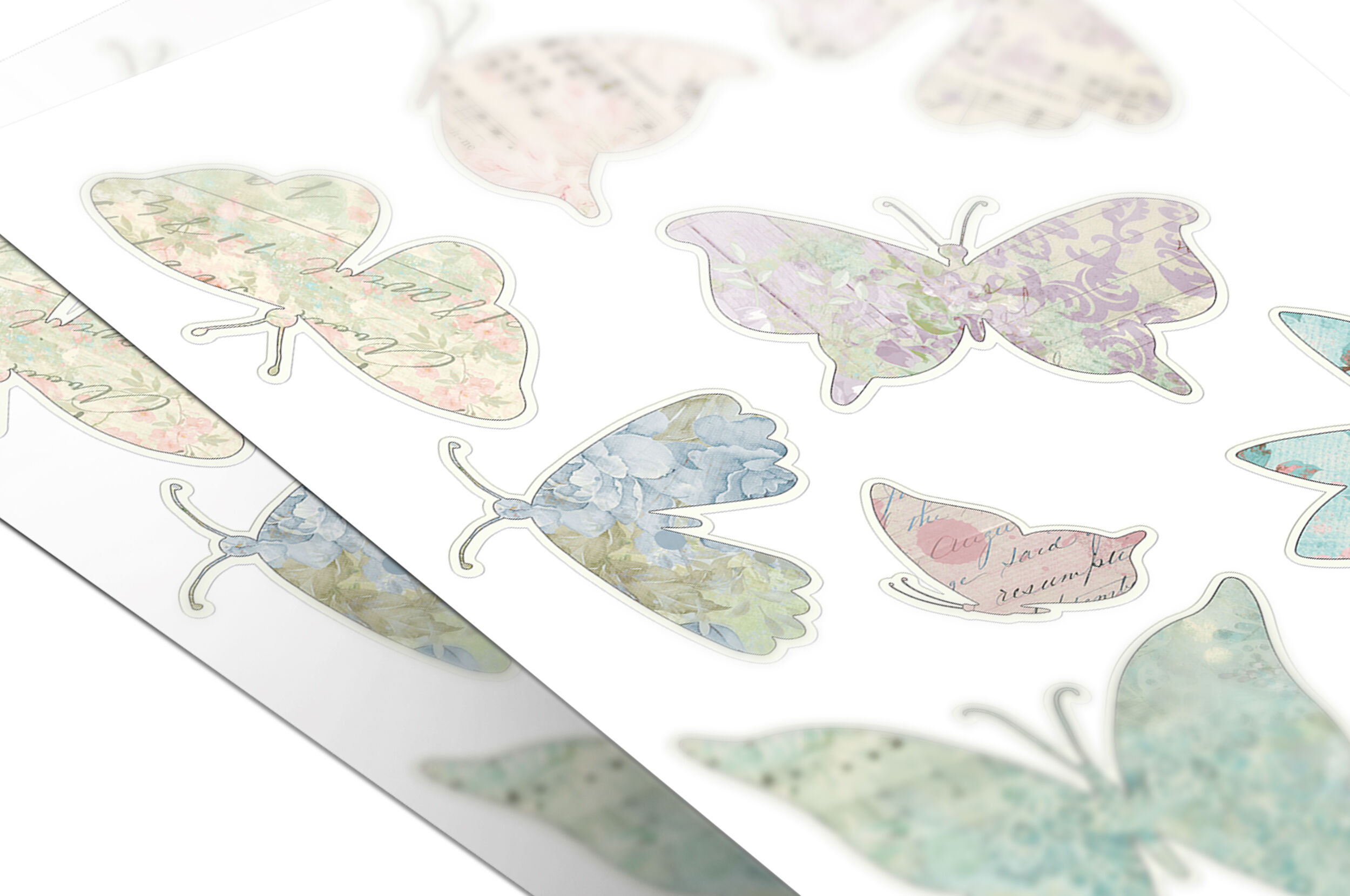 Junk Journal Printable - CLIPART BUTTERFLY - Fussy Cut By ephemoire ...