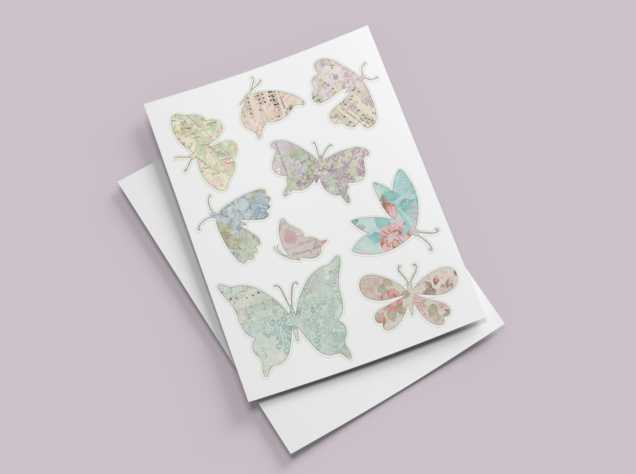 Junk Journal Printable - CLIPART BUTTERFLY - Fussy Cut By ephemoire ...