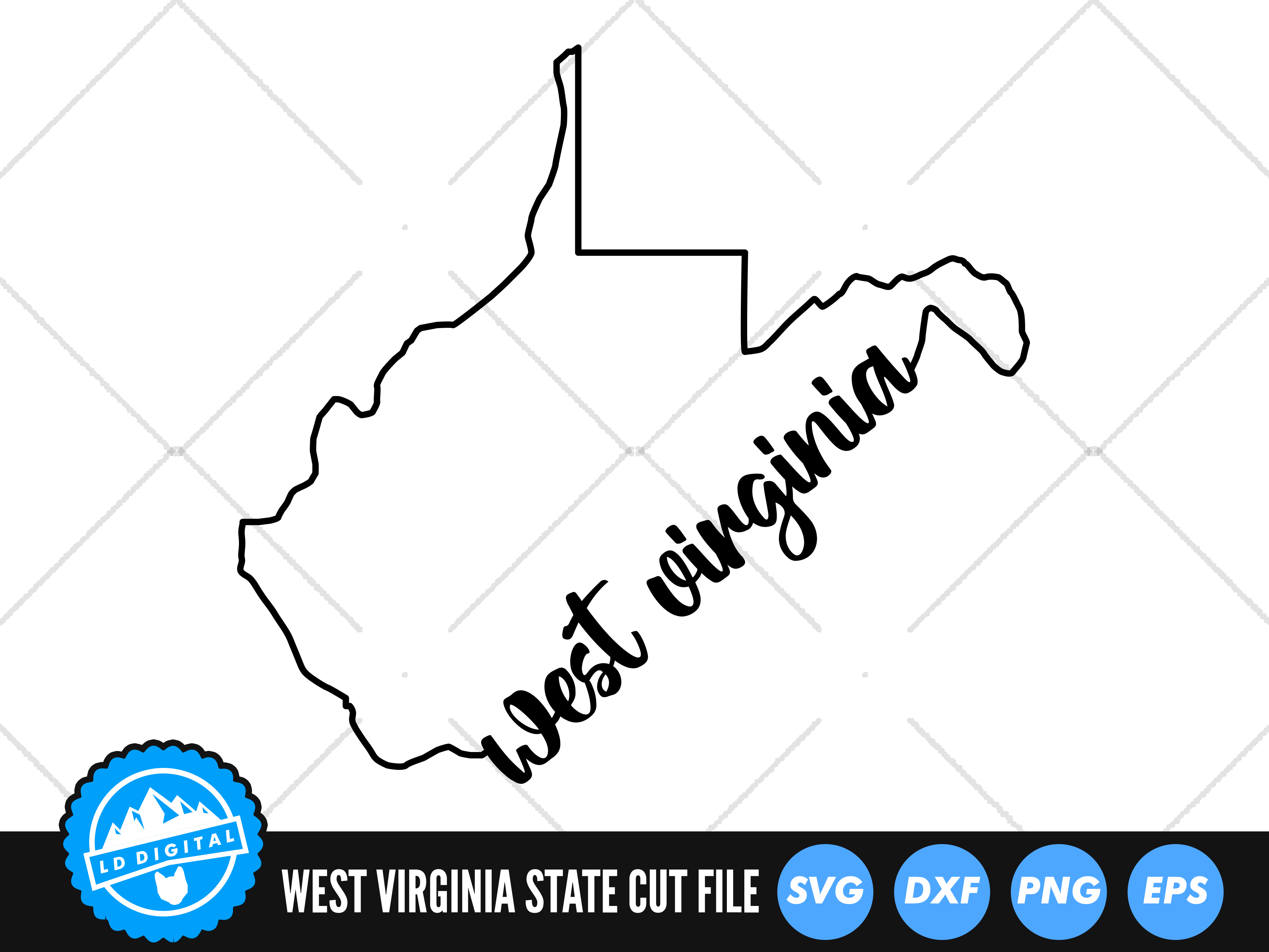 virginia state outline