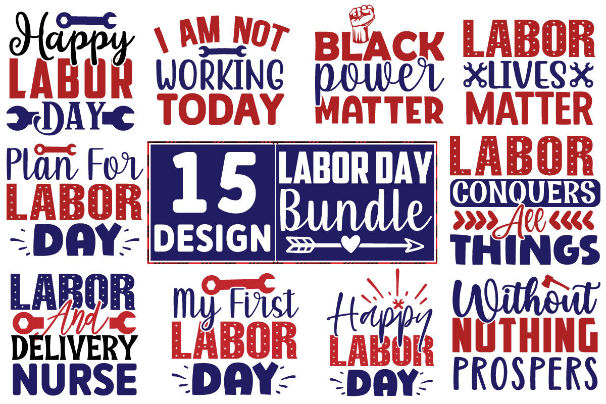 Labor Day SVG Bundle By joynal8112 | TheHungryJPEG