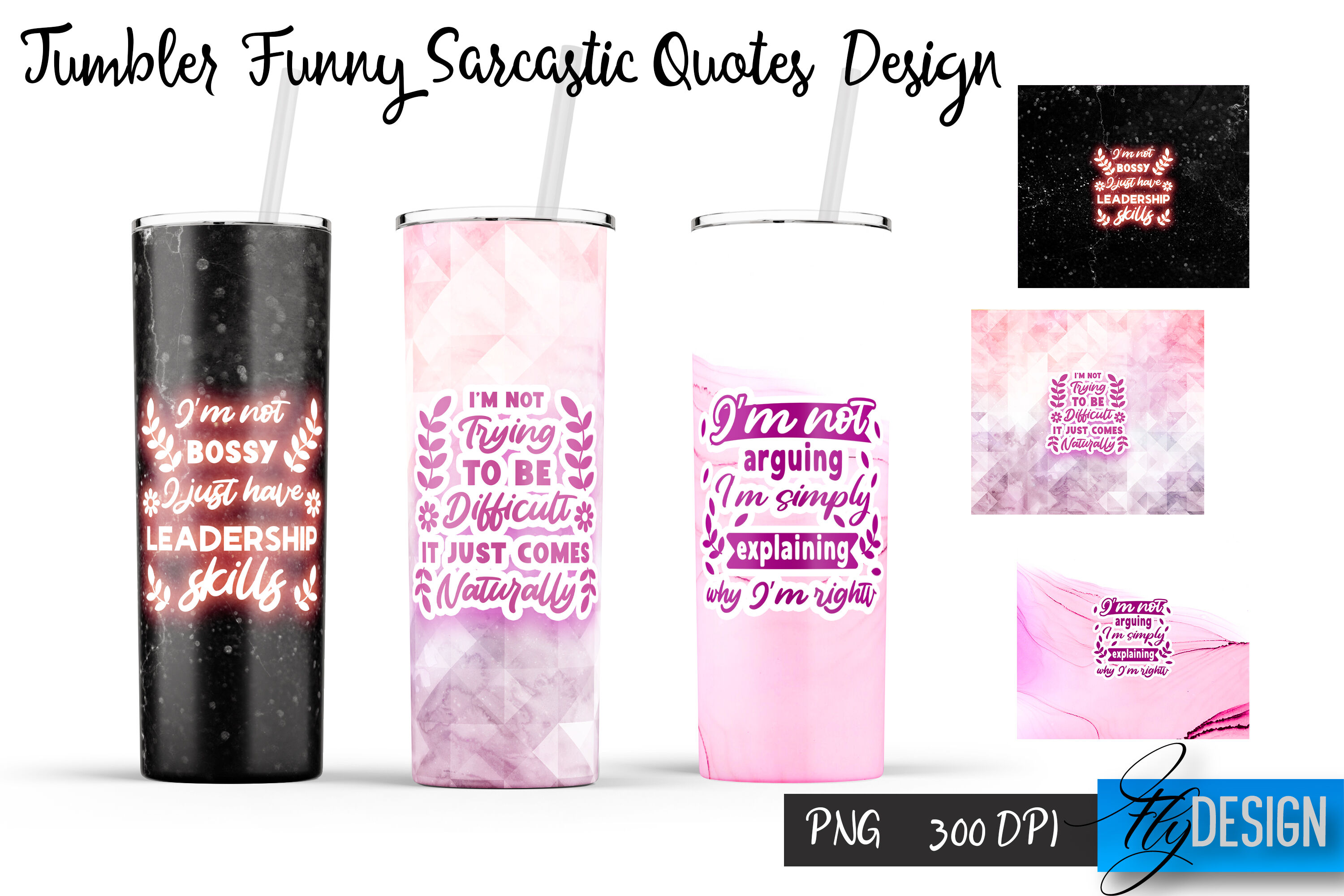 Funny Sarcastic. Wrap Design 13 By Fly Design | TheHungryJPEG