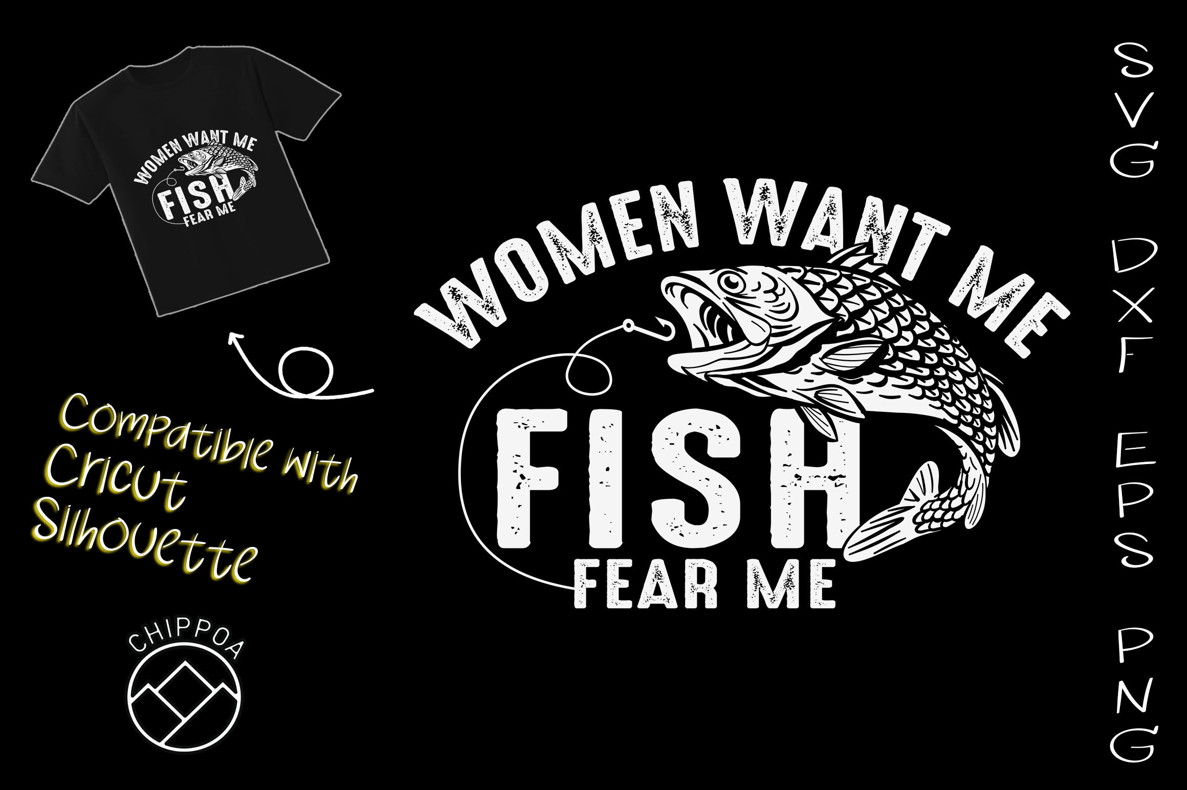 Women Want Me, Fish Fear Me By ChippoaDesign