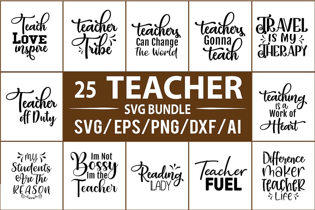 Teacher SVG Bundle By orpitabd | TheHungryJPEG