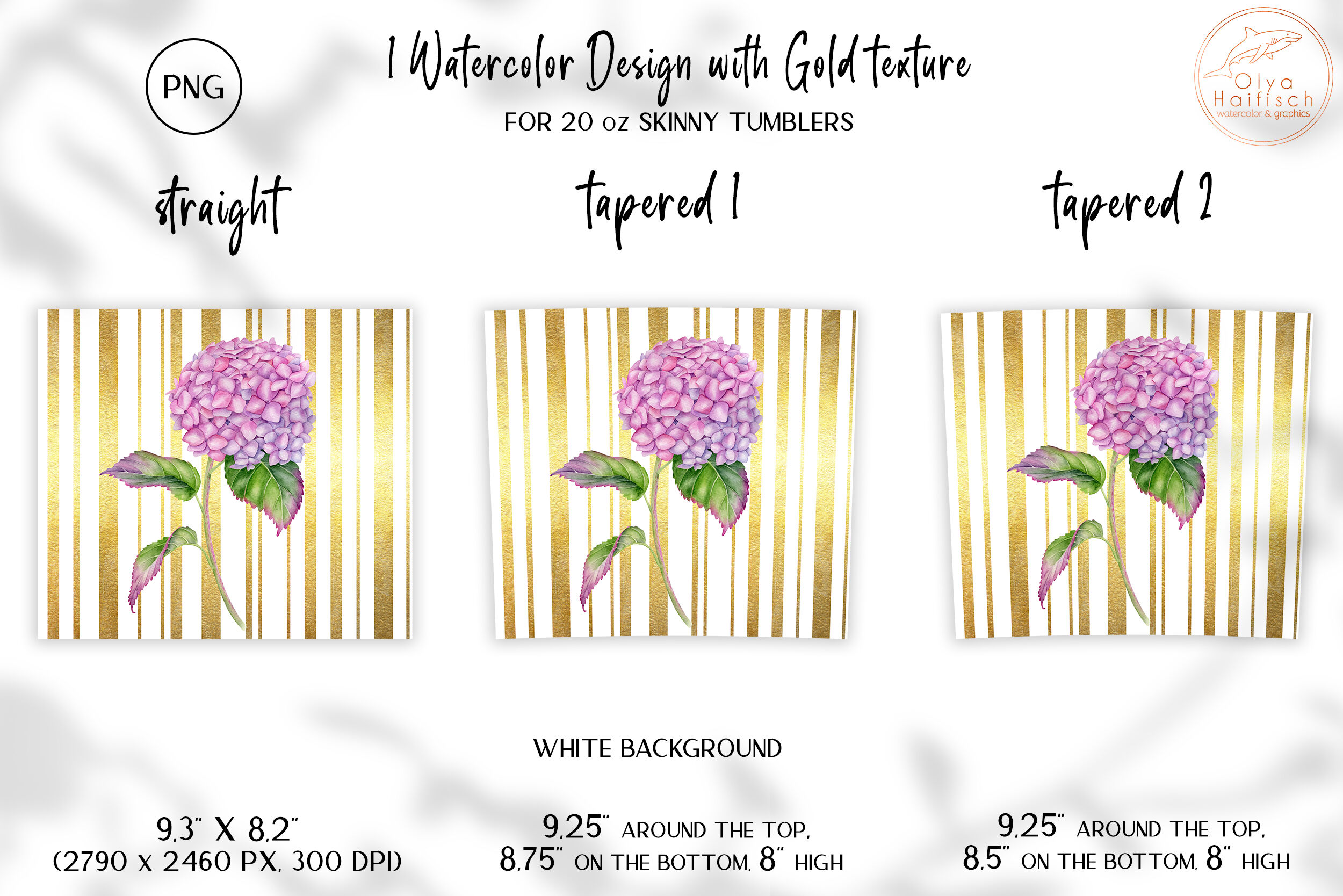 Watercolor Candy Tumbler Sublimation. Cute Pink Skinny Tumbler Wrap By Olya  Haifisch