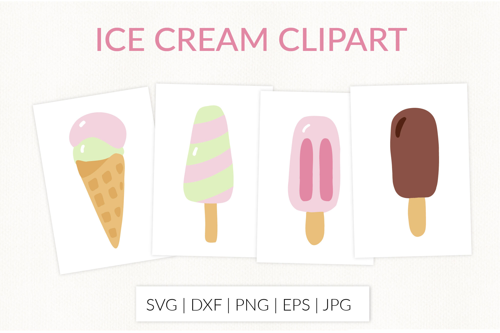 Animal Ice Cream Clipart cute ice cream cones animal shaped -  Portugal