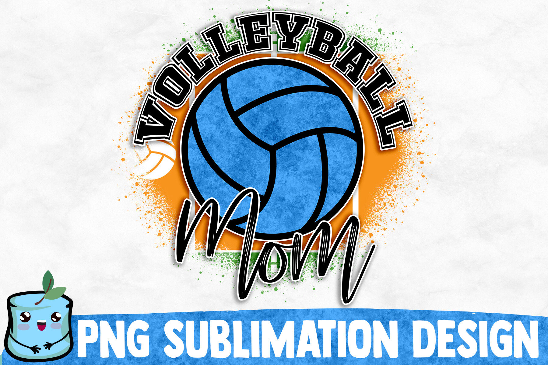 Volleyball top sublimation design