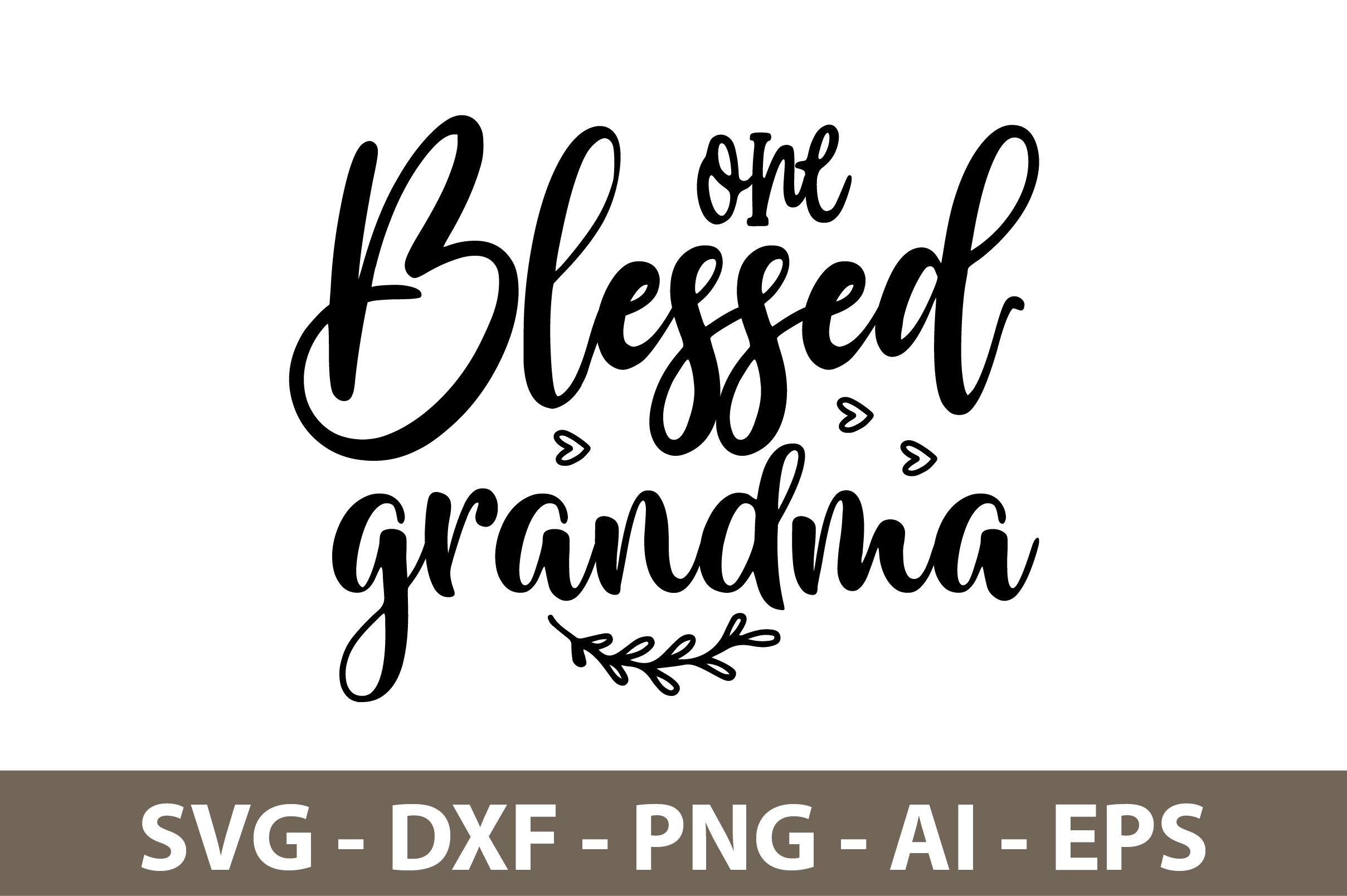 one blessed grandma svg By orpitabd | TheHungryJPEG