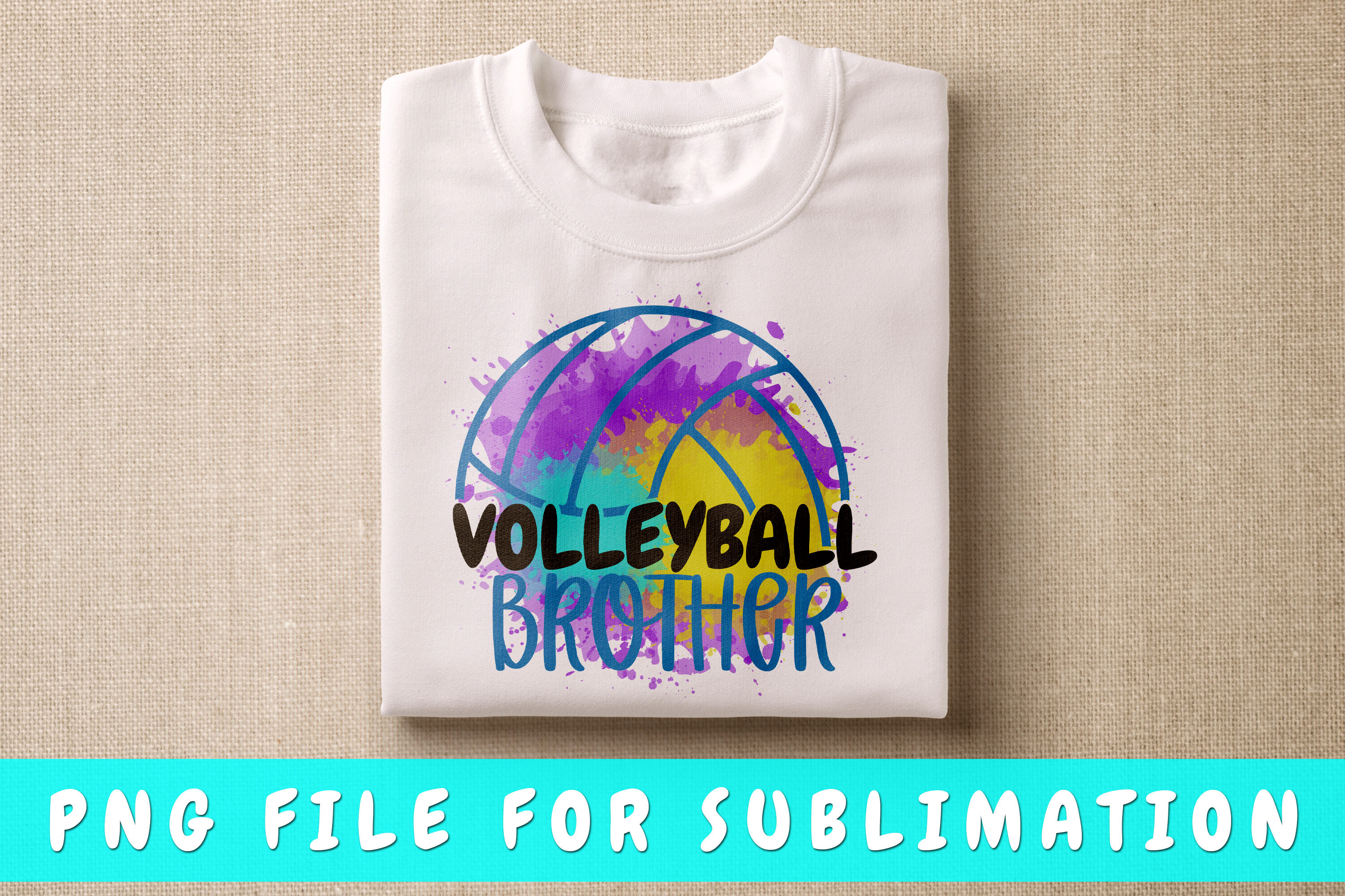 Volleyball Brother PNG for Sublimation By LemonStudioCreations ...