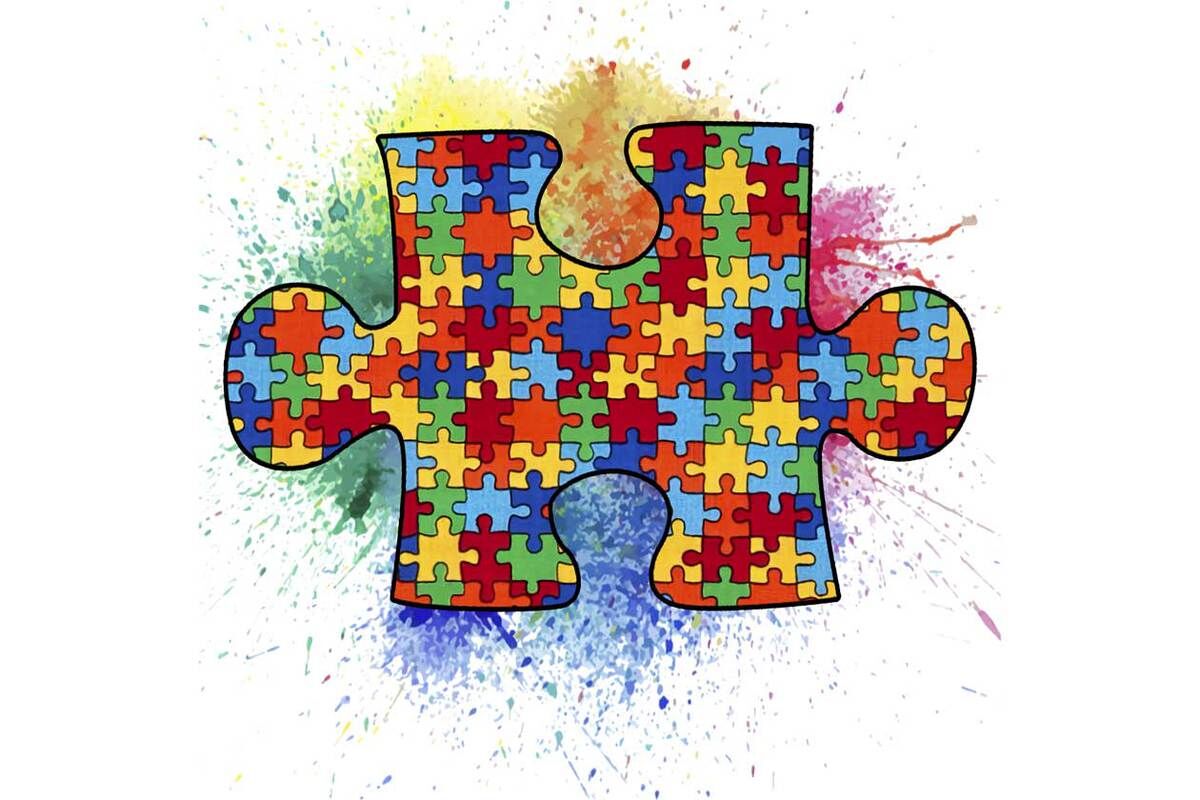 Big Autism Puzzle Sublimation By BlossomFonts