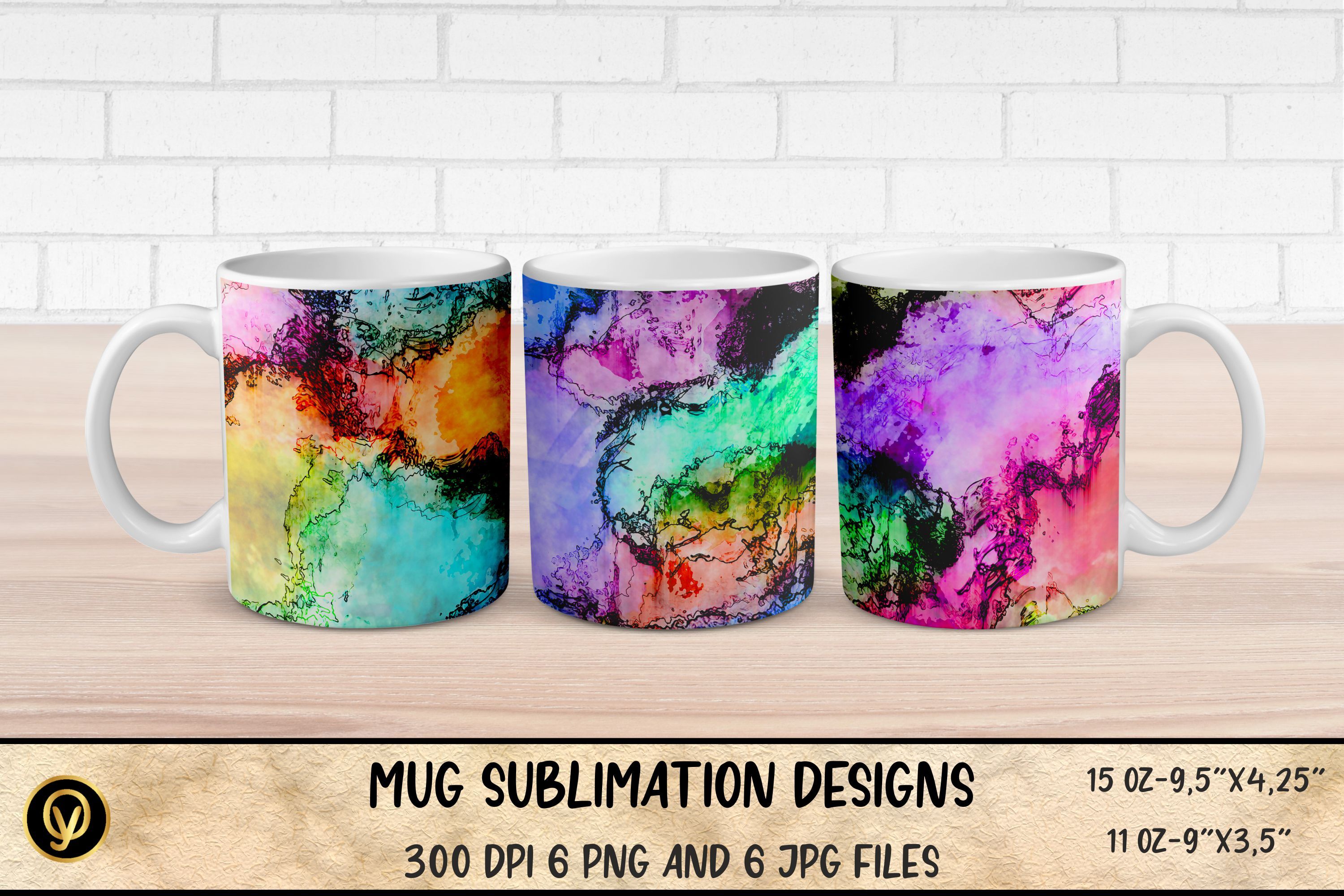 Lavender Mug Sublimation Designs JPG, 11 & 15oz mug