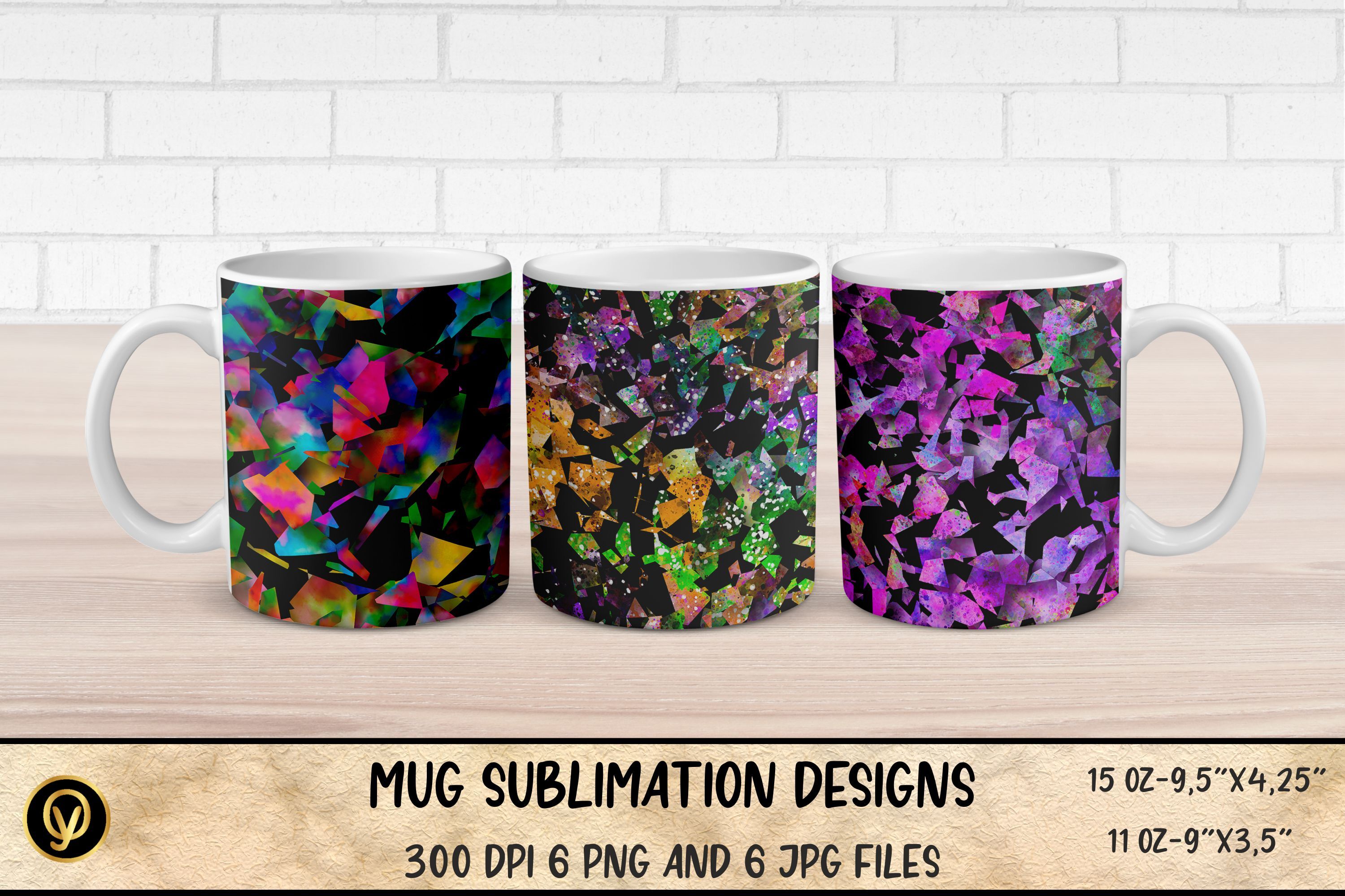 Lavender Mug Sublimation Designs JPG, 11 & 15oz mug