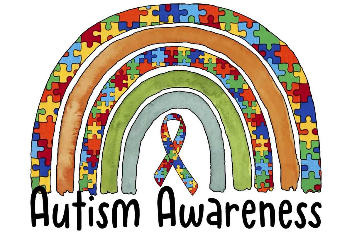 Rainbow Autism Awareness Sublimation By BlossomFonts | TheHungryJPEG