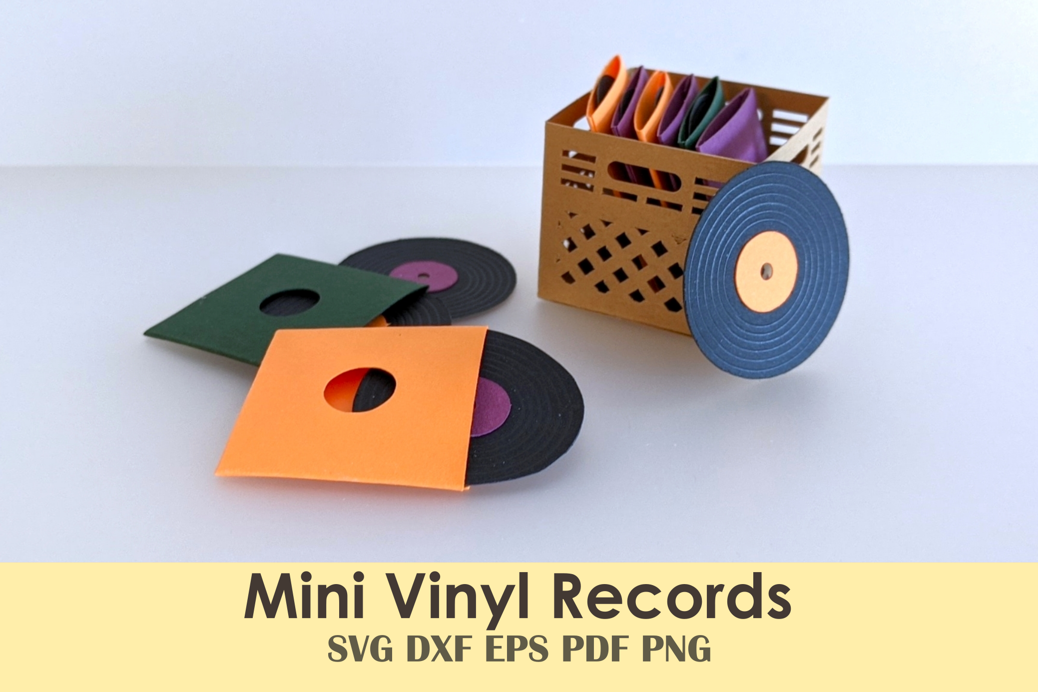 Mini Vinyl Records and Album Sleeves By Hey JB Design