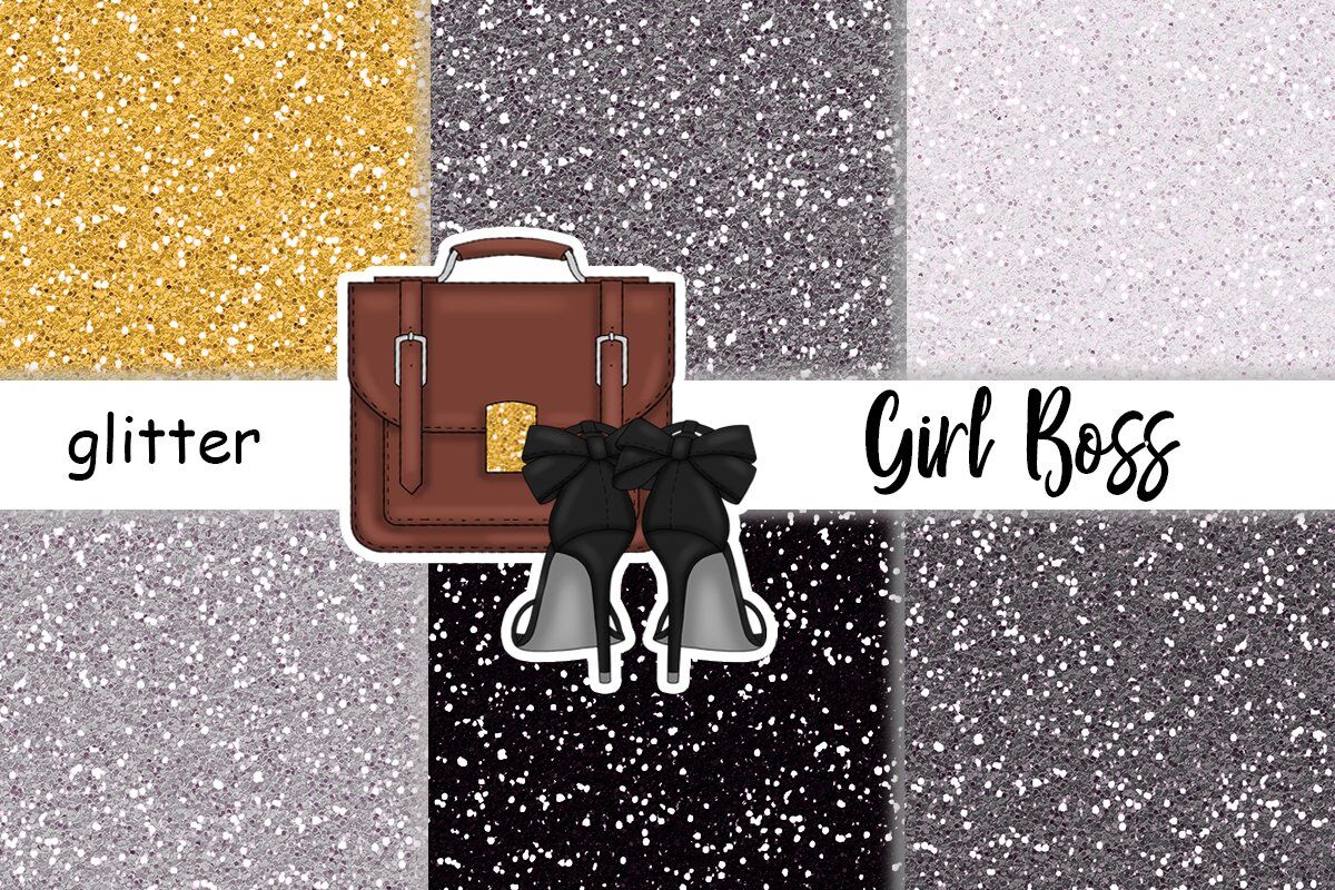 Girl Boss Glitter By Glamartzhanna Thehungryjpeg