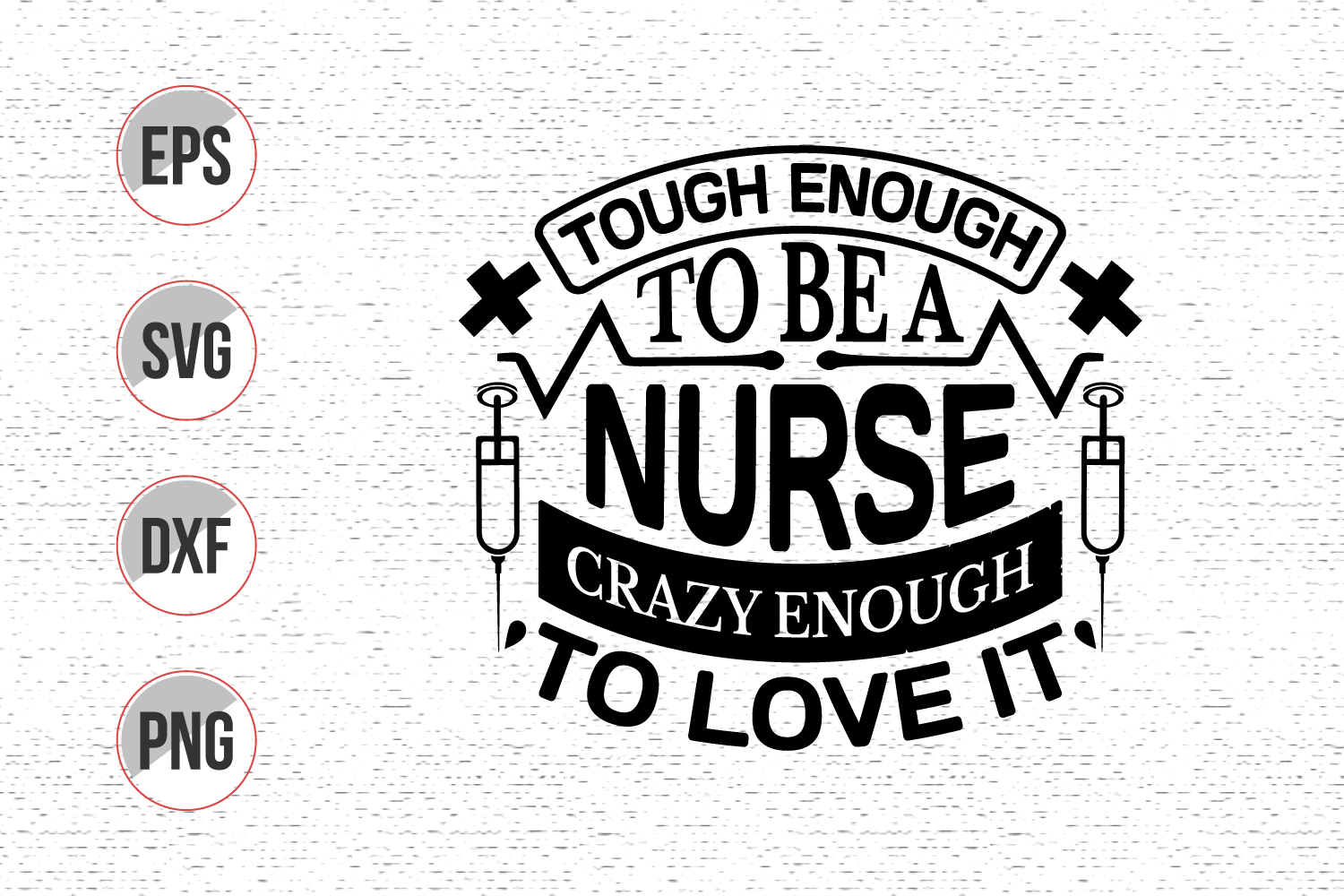 Nurse Typographic Lettering Quotes Design Vector By Uniquesvg99