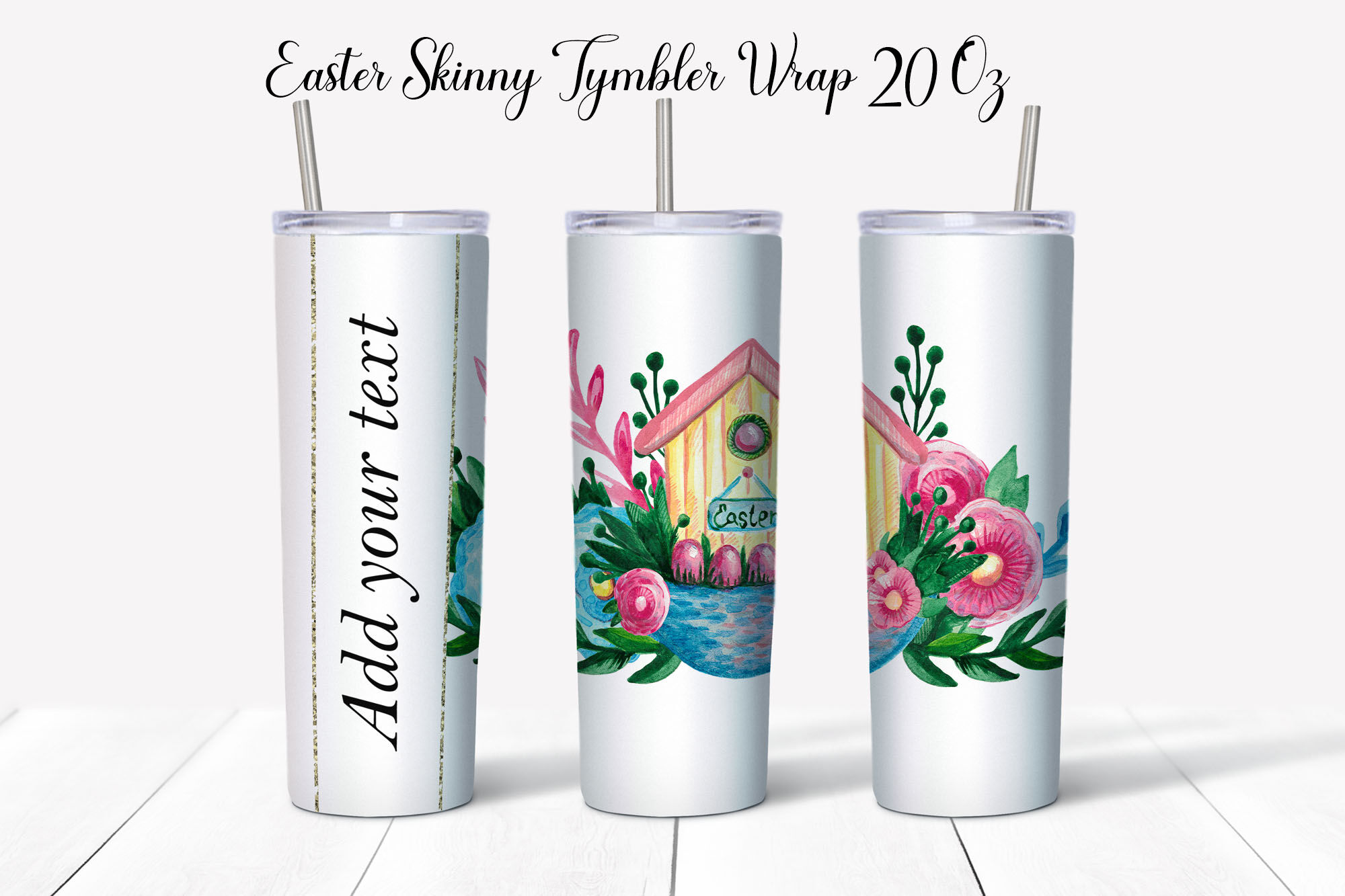 Easter Sublimation Tumbler Bundle By WatercolorColorDream