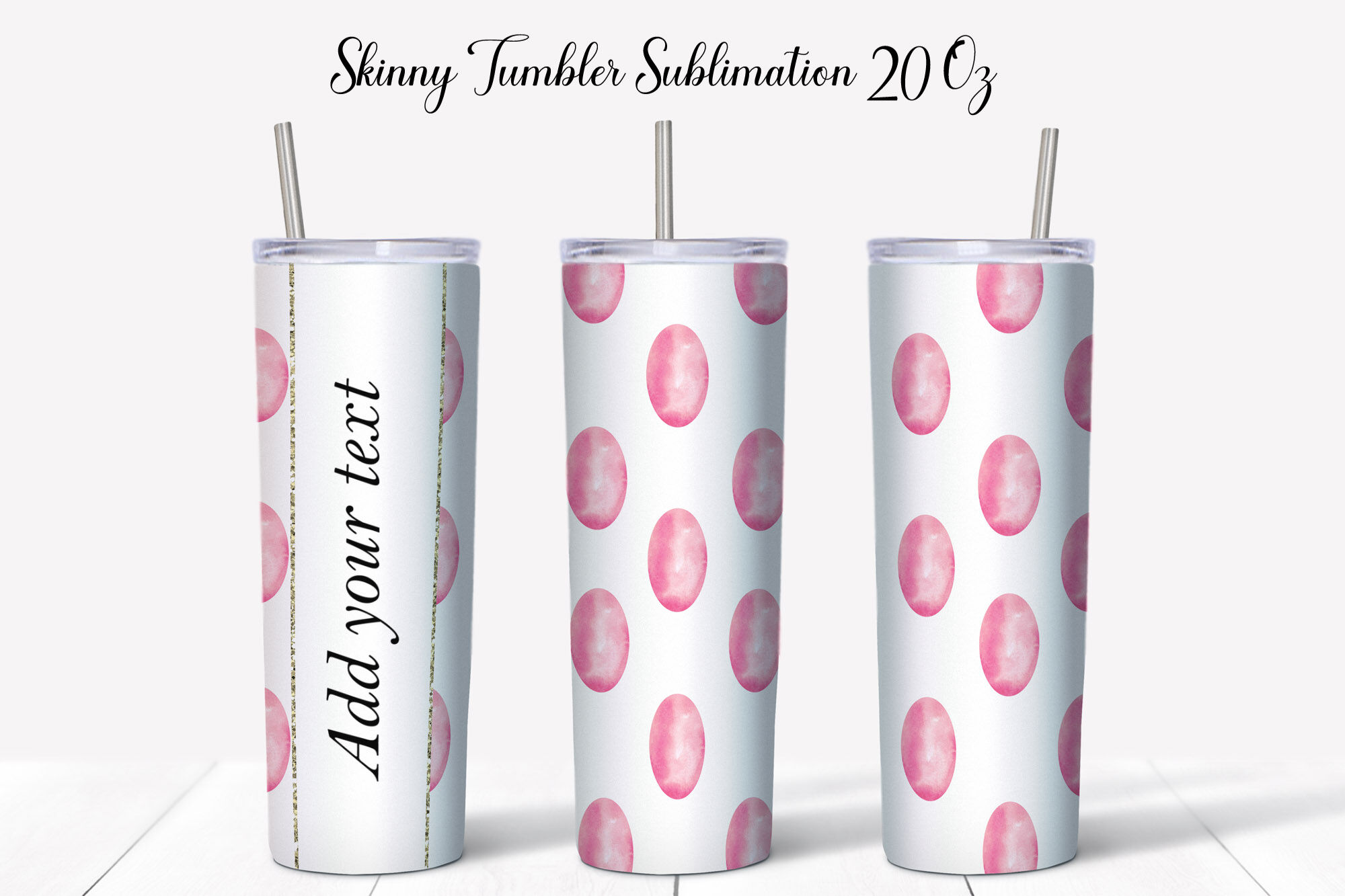 Easter Tumbler Sublimation I 20 Oz Easter Skinny Tumbler