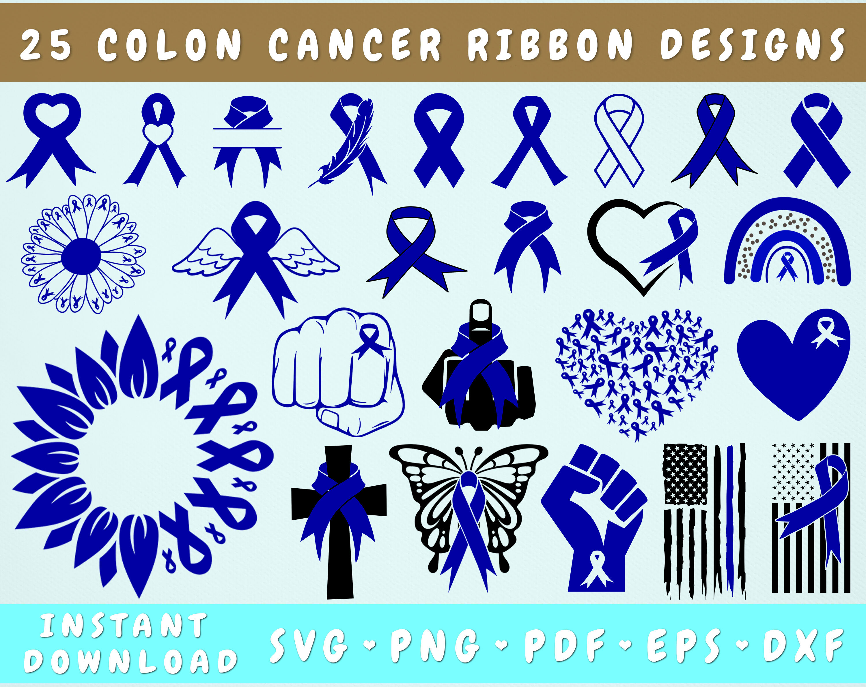 Colon Cancer Ribbon and Butterfly Tattoo - wide 9