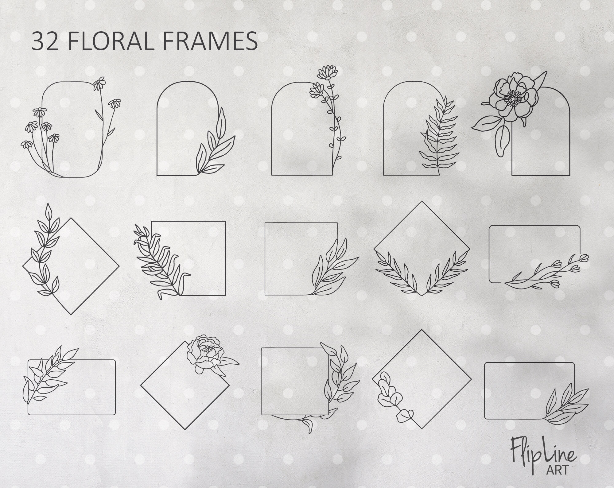 Flower Border SVG, Flower Monogram Frame SVG, Rose Border SVG, Split  Monogram Frame SVG, Floral Monogram Frame SVG, Floral Border SVG File,  Wedding