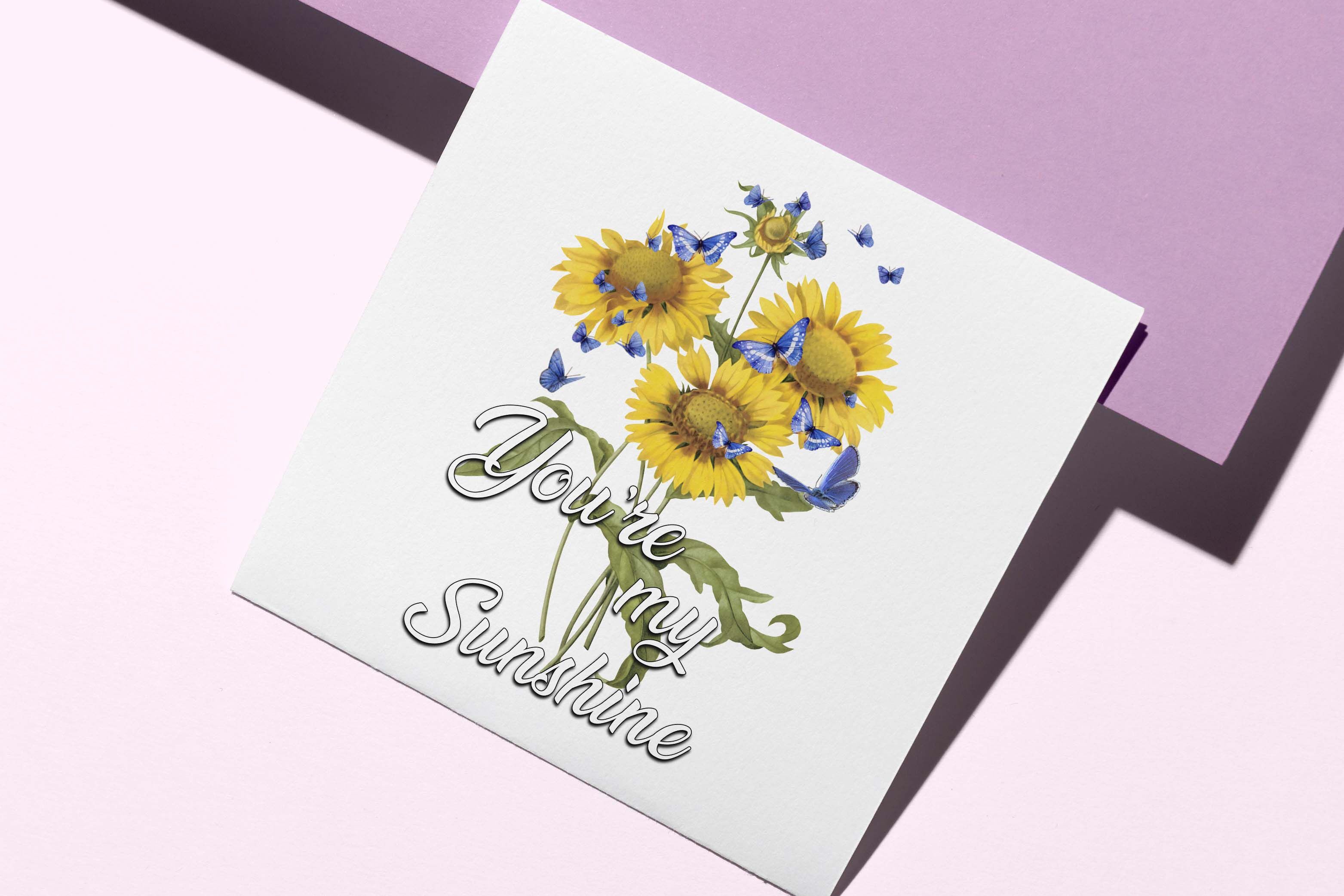 You Are My Sunshine Sublimation By BlossomFonts | TheHungryJPEG