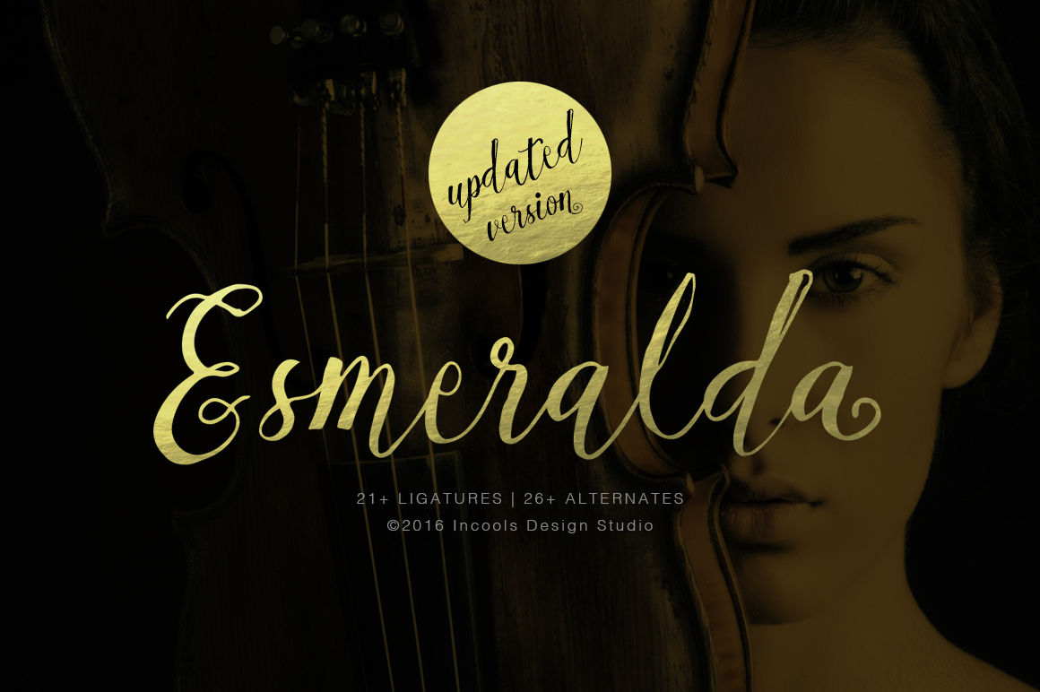 Esmeralda By Incools Design Studio Thehungryjpeg Com