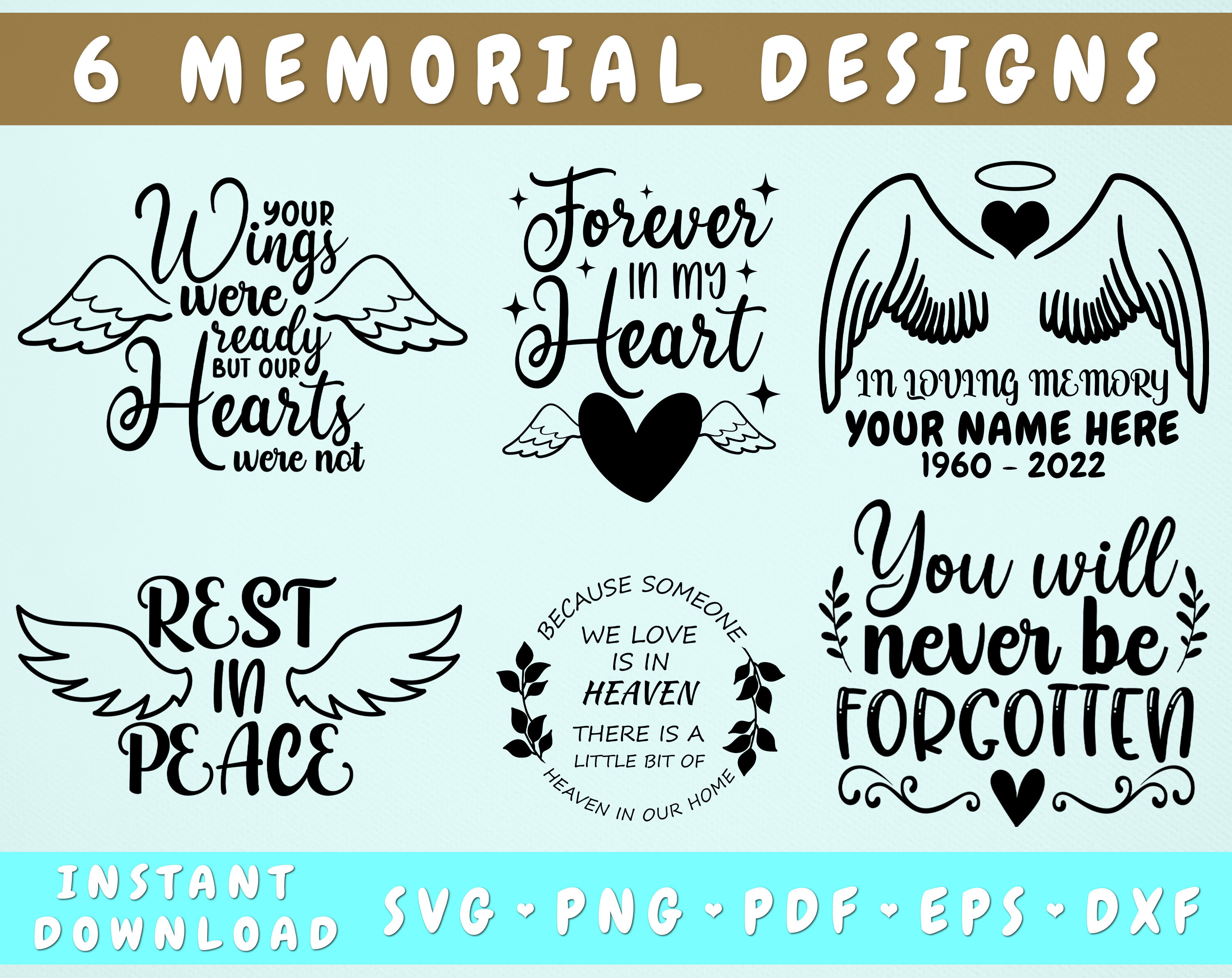 Memorial Background PNG Heaven Backdrop Design Rest in Peace 