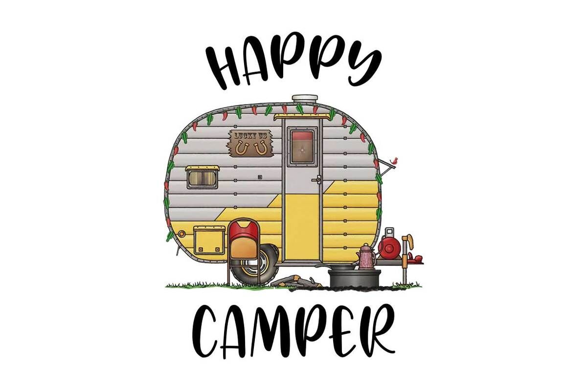 Camping Car Sublimation Files By BlossomFonts | TheHungryJPEG
