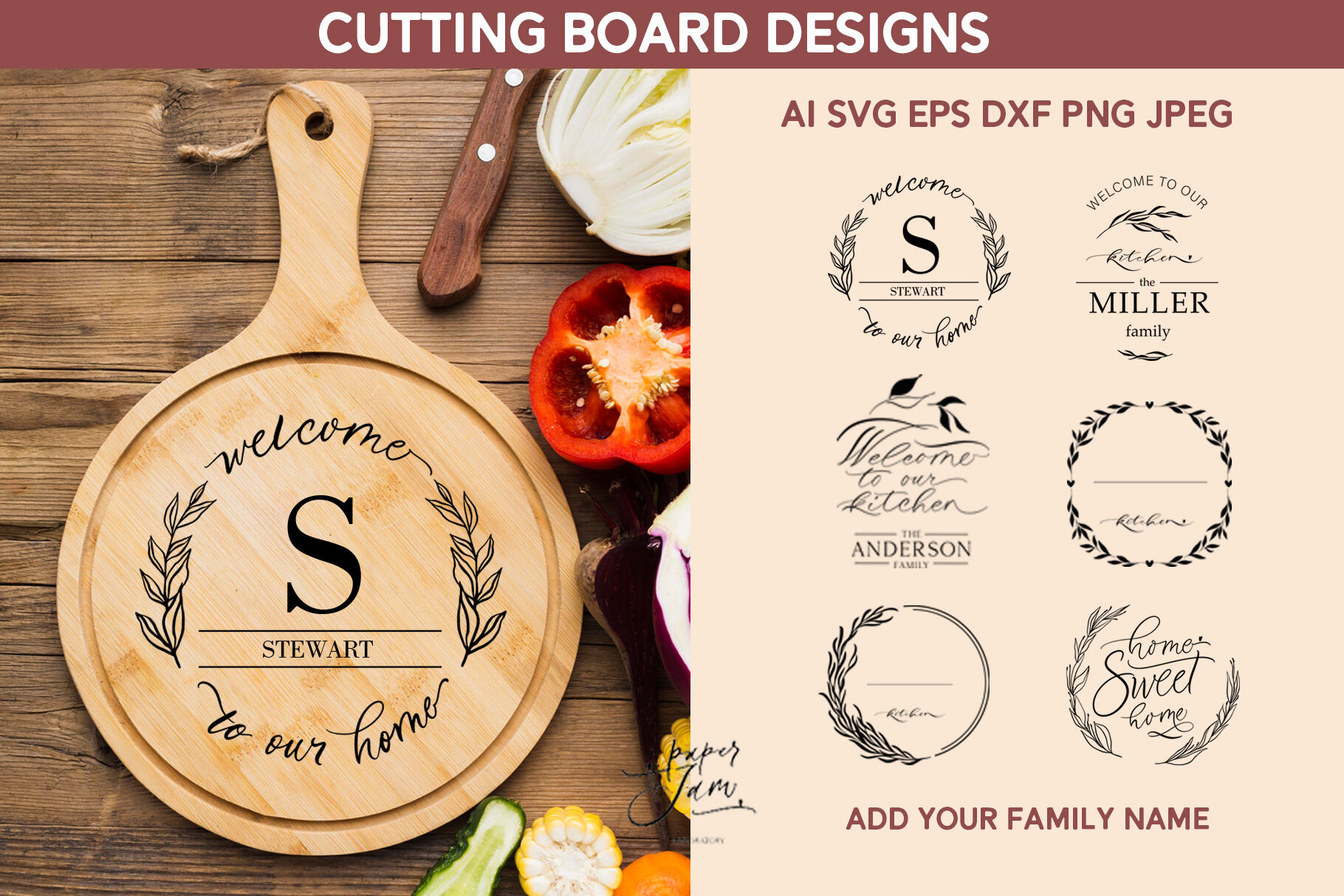 Cutting Board Sublimation  Kitchen Cutting Board PNG