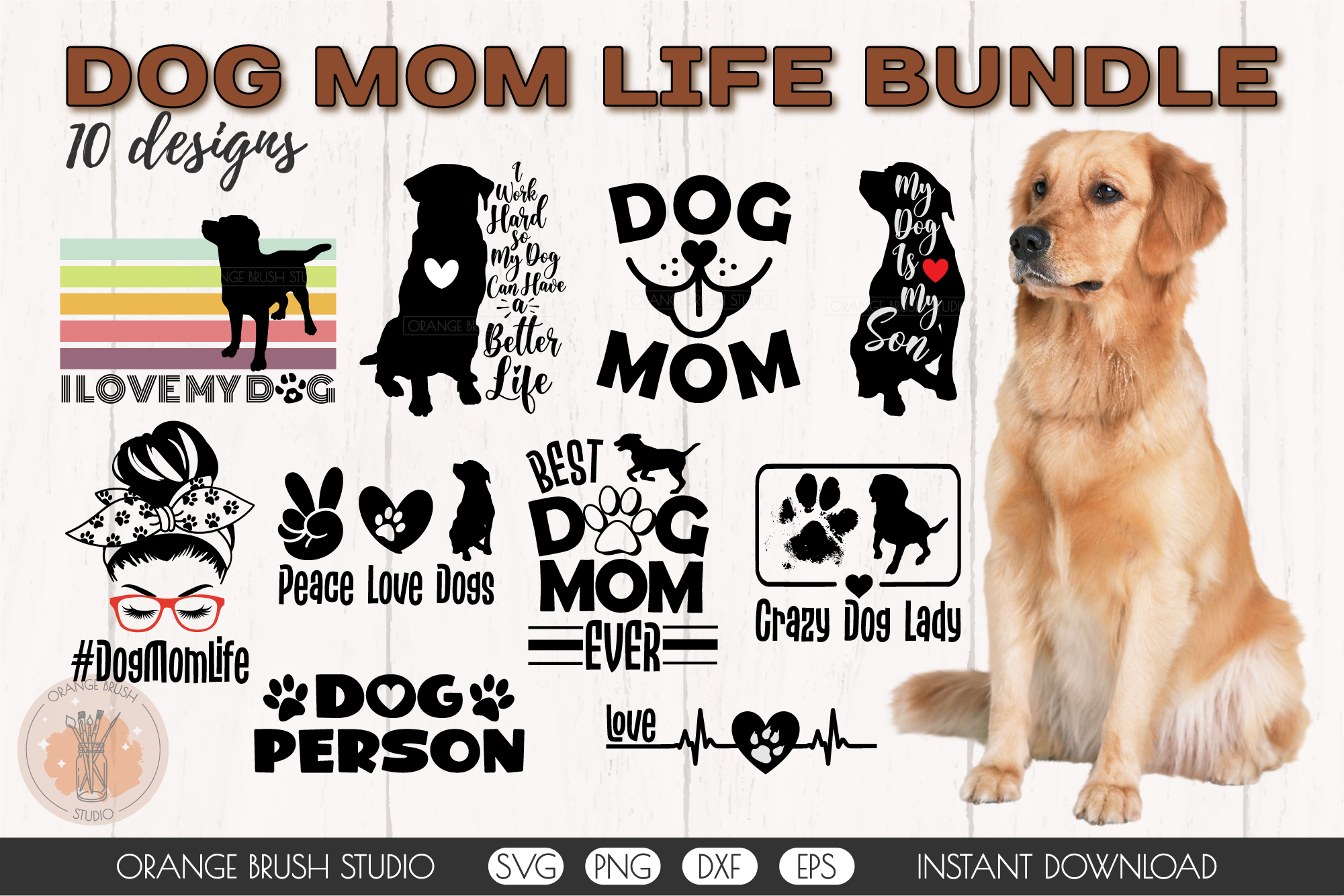 Cricut Svg Dog Lover Svg Dog Quote Dog Bundle SVG Cut Files Silhouette Pet Mom Svg Cricut Svg Digital Dog Mom Svg Funny Svg