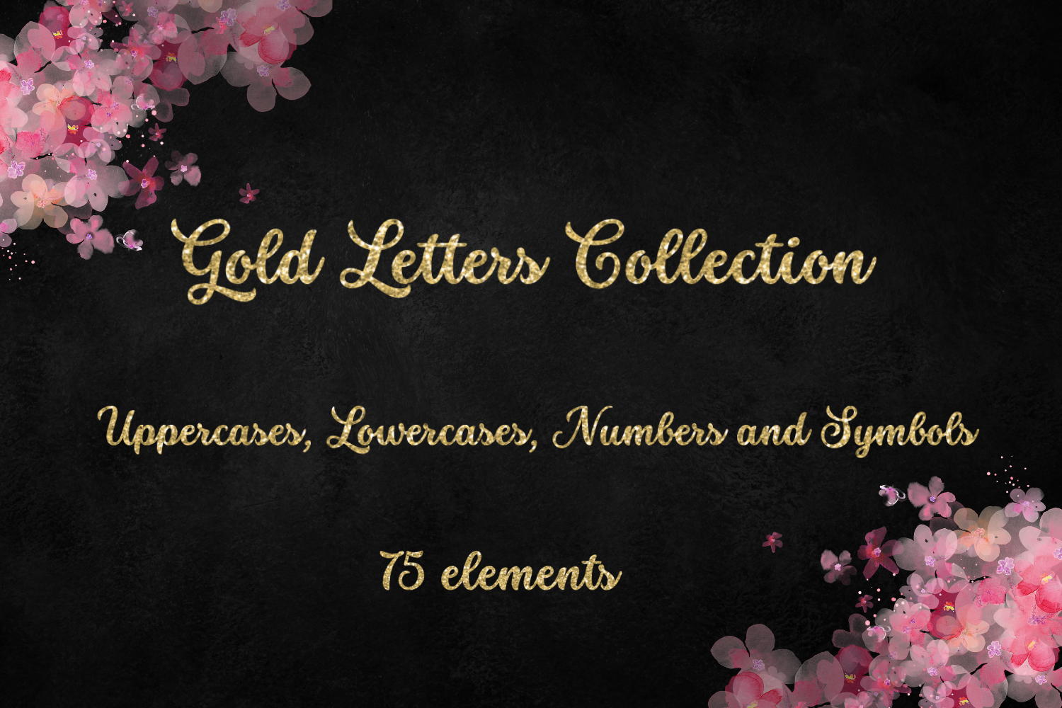 Gold Decorative Letters By Old Continent Design