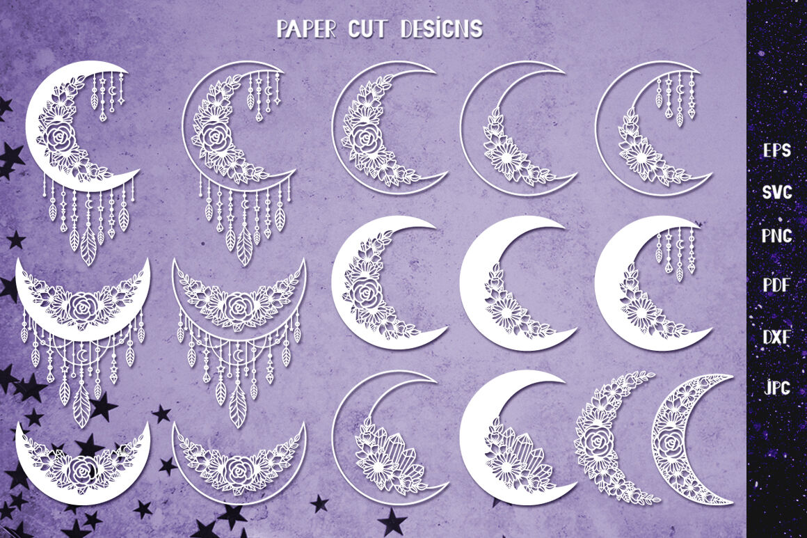 Moon Drawing, Hand-drawn Moon, Crescent Moon, Moon Element for Decorate in  Design, Moon SVG for Cut Files for Cricut, Moon Design for Shirt -   Norway
